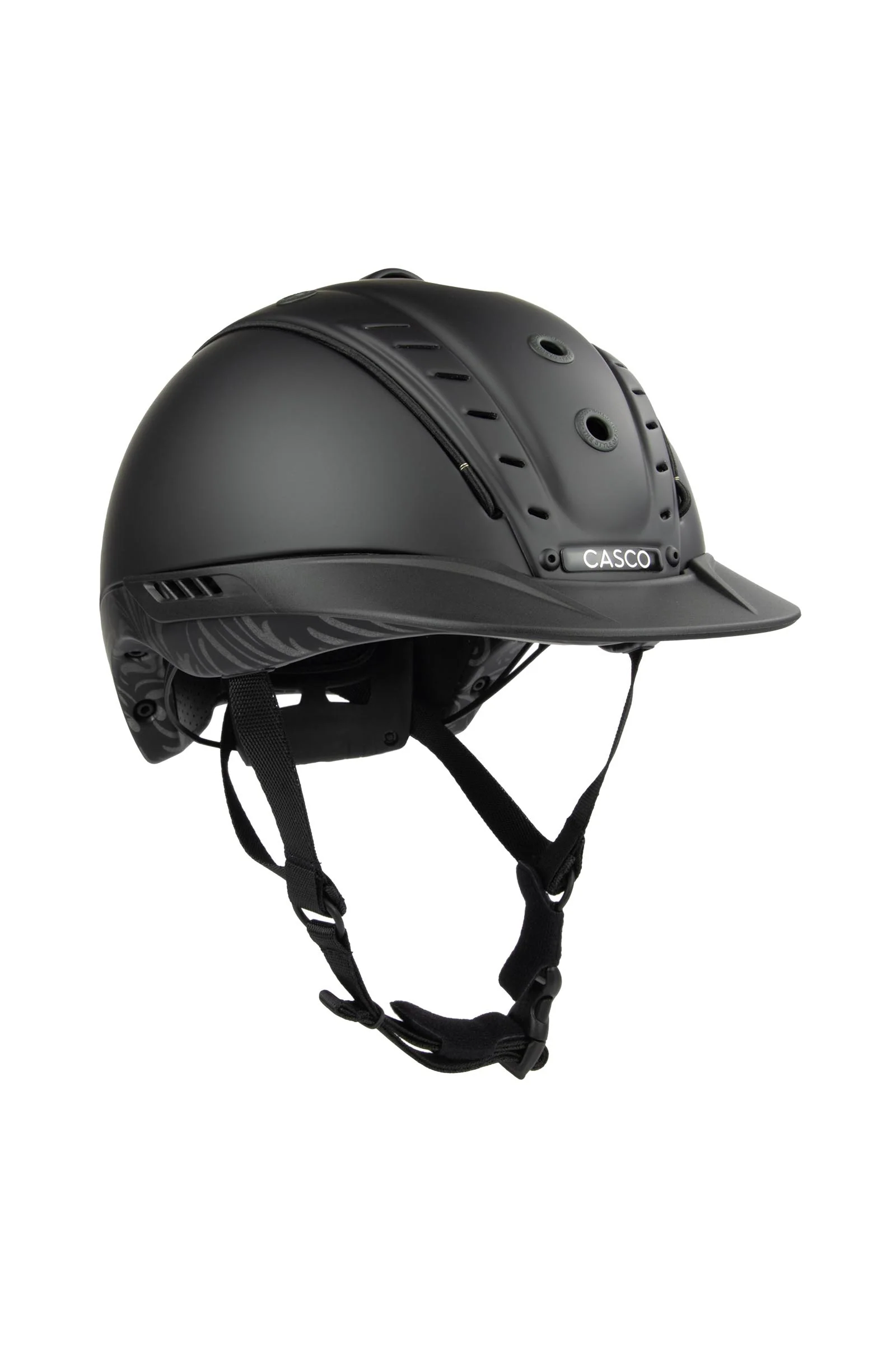 Mistrall-2 kask jeździecki Black Floral 060-x-063