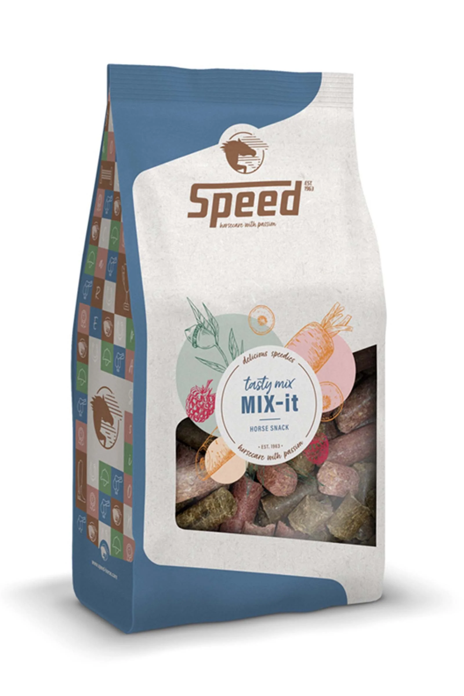 Mix-it Delicious Speedies, Smakołyki dla koni, 1kg White/Blue 1