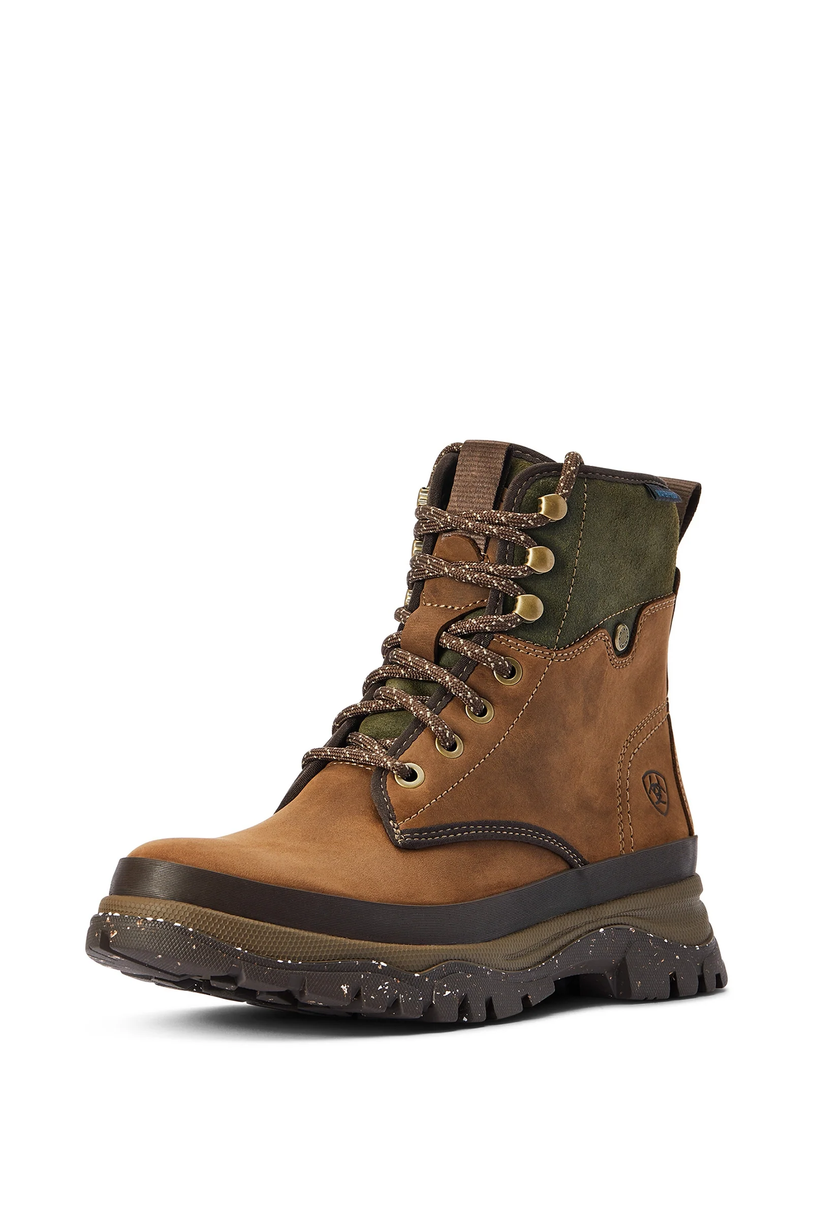 Moresby H2O Damskie wodoodporne buty sznurowane Oily Distressed Brown 42