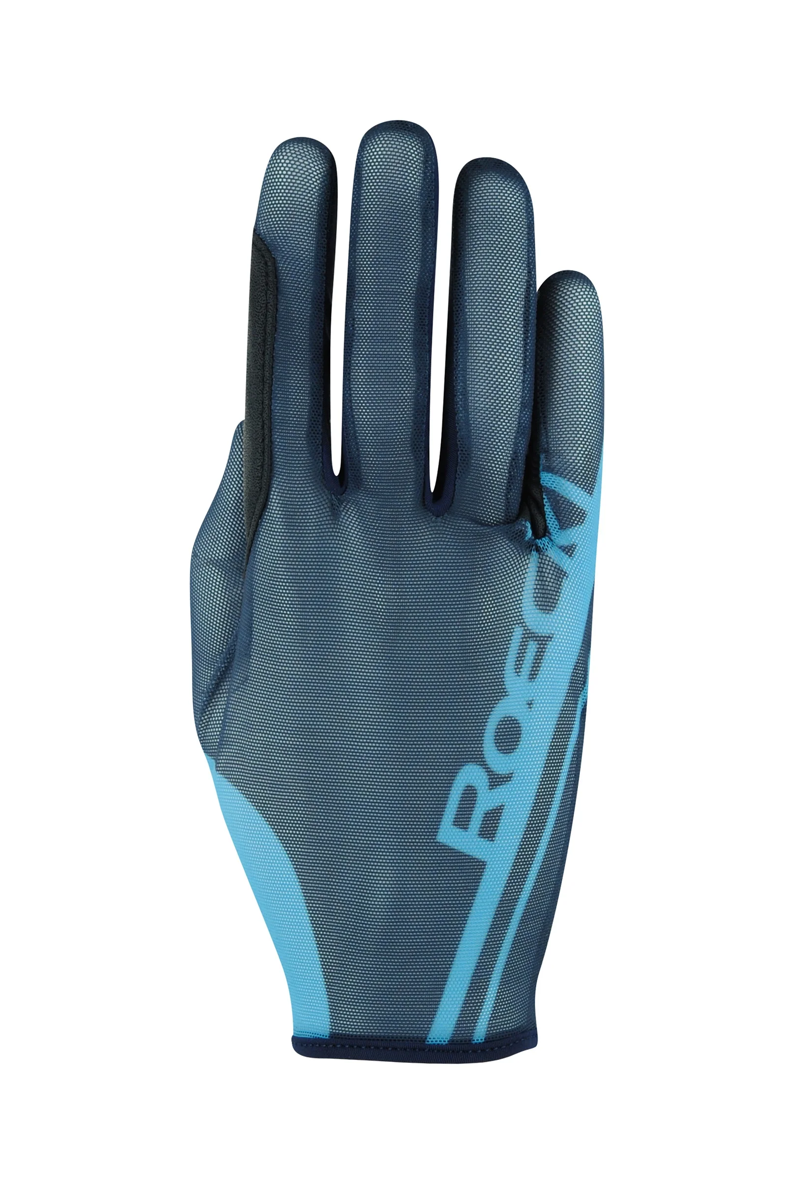 Moyo letnie rękawiczki jeździeckie Blue Print Dark Blue 10.5