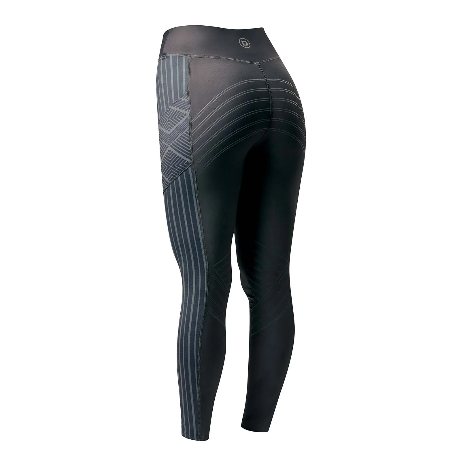 Noemi Modelujące sylwetkę legginsy z nadrukiem Black 36
