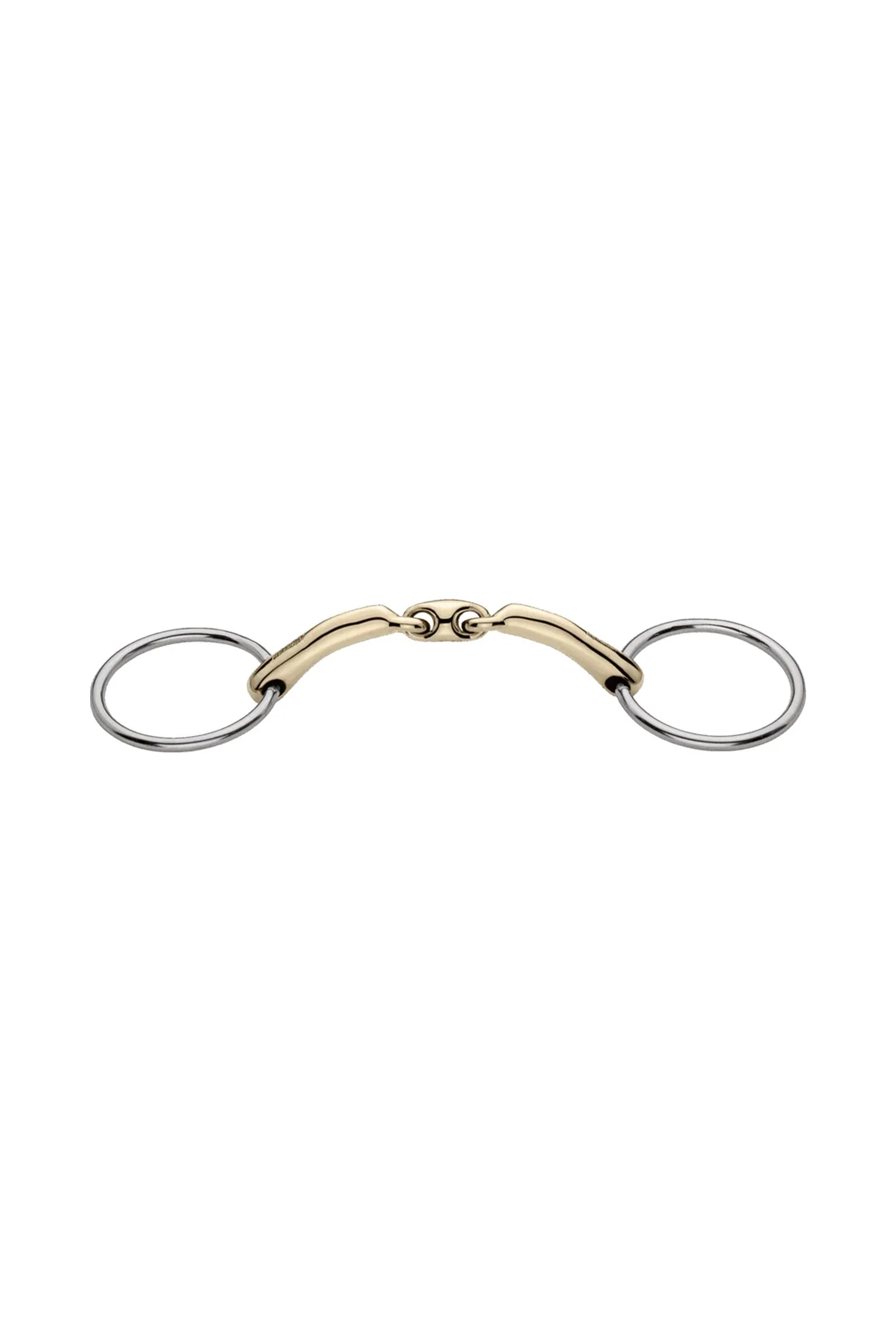 Novocontact wędzidło, podwójnie łamane, 12 mm, Sensogan Metall 115 mm