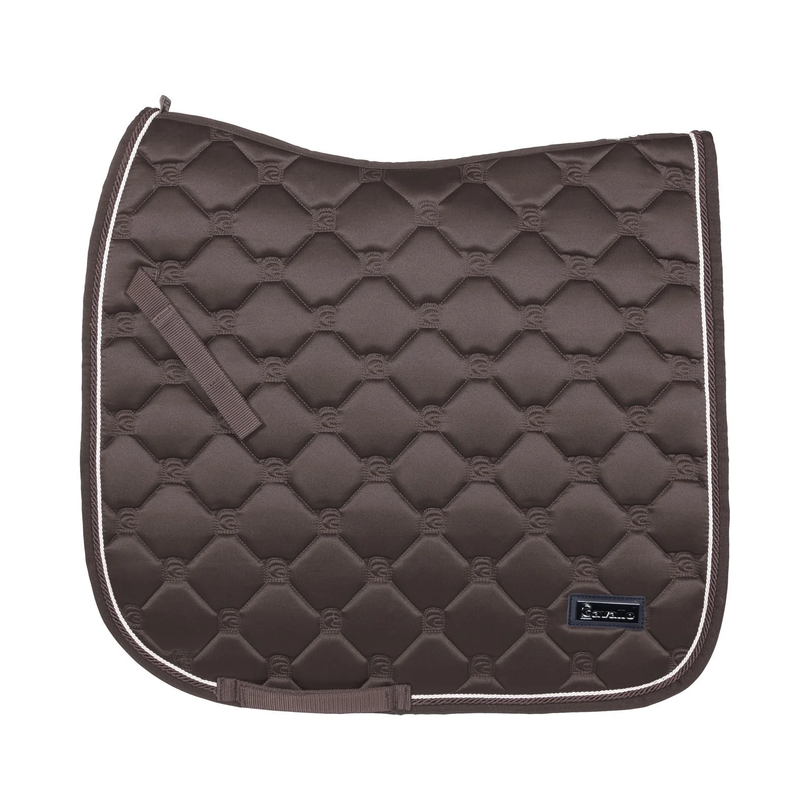 CAVALHANAYA Dressage Saddle Pad Nougat Brown F