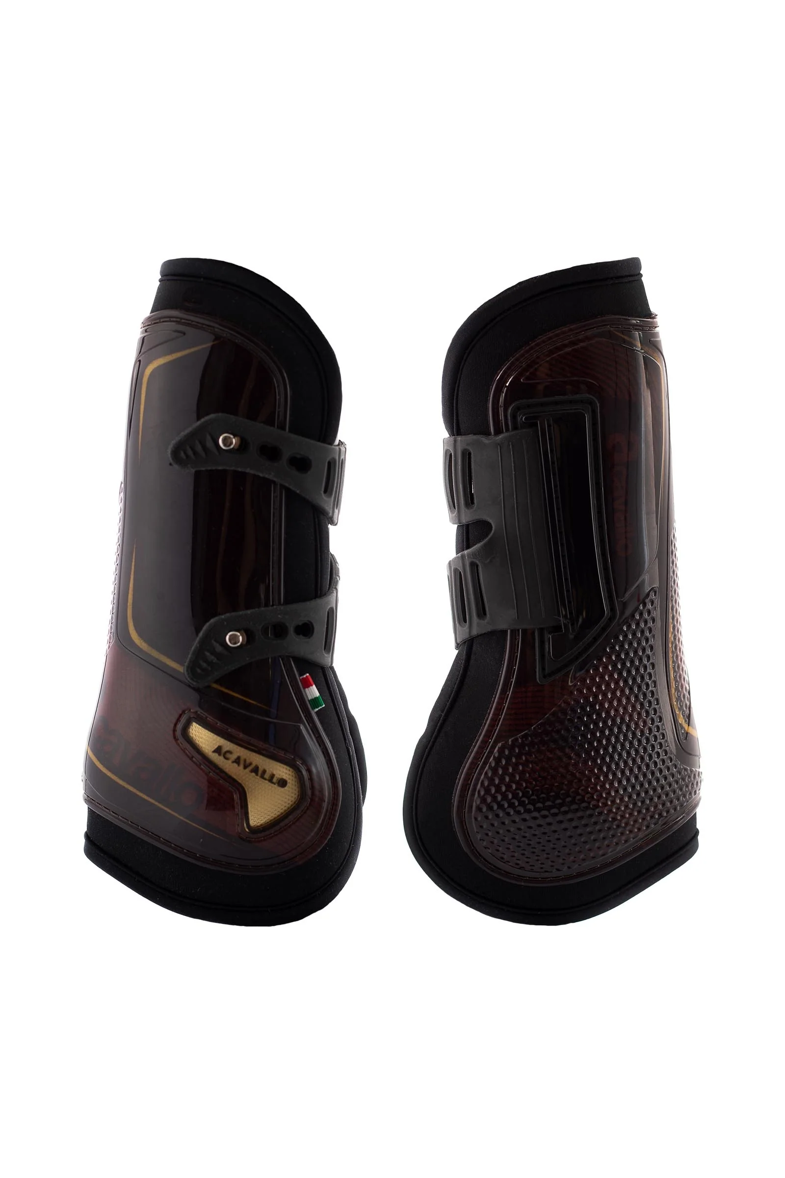 Opera elastyczne ochraniacze ścięgien Brown/Titanium Gold M