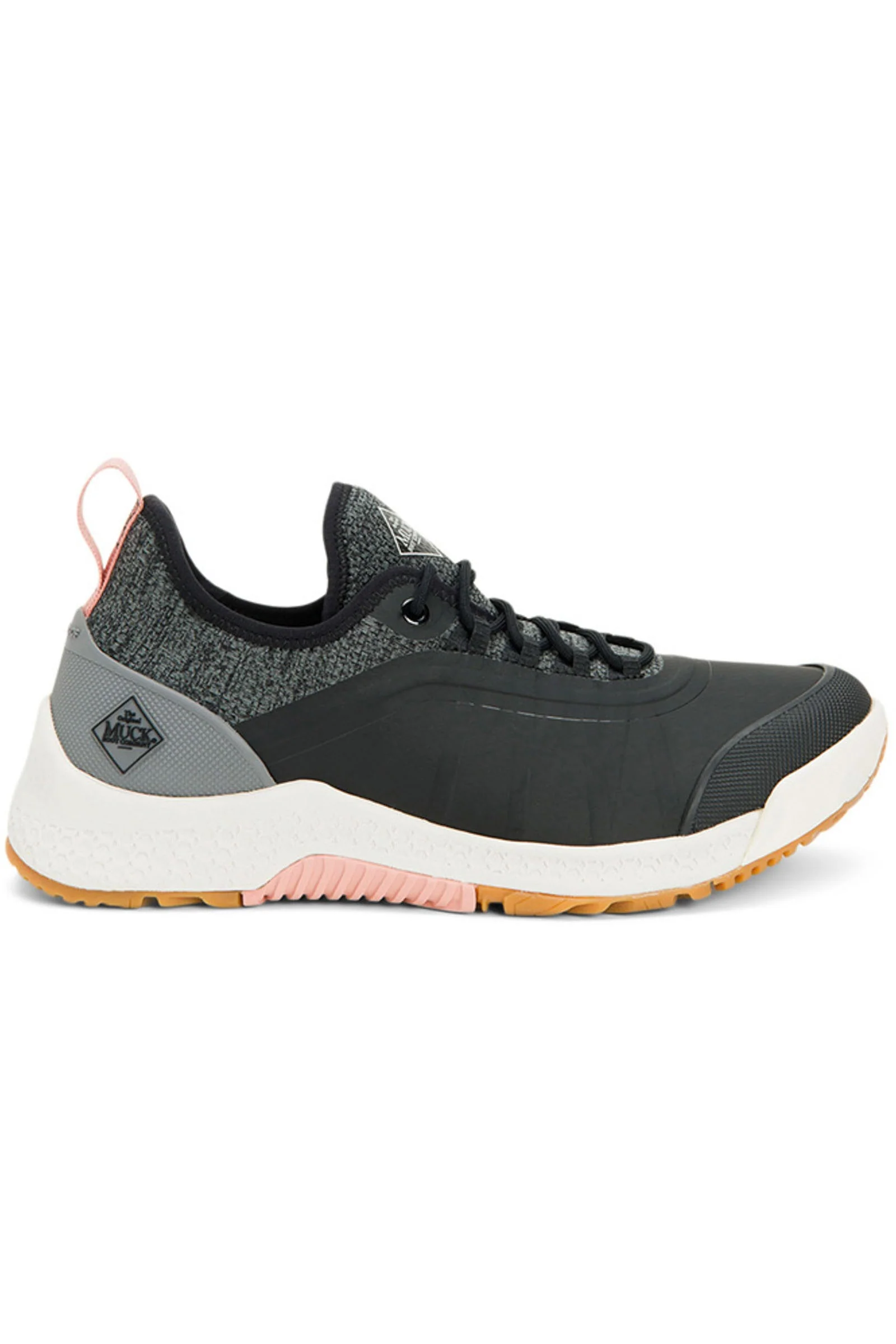Outscape Lace Up damskie wodoodporne półbuty Black/Rose 41-42