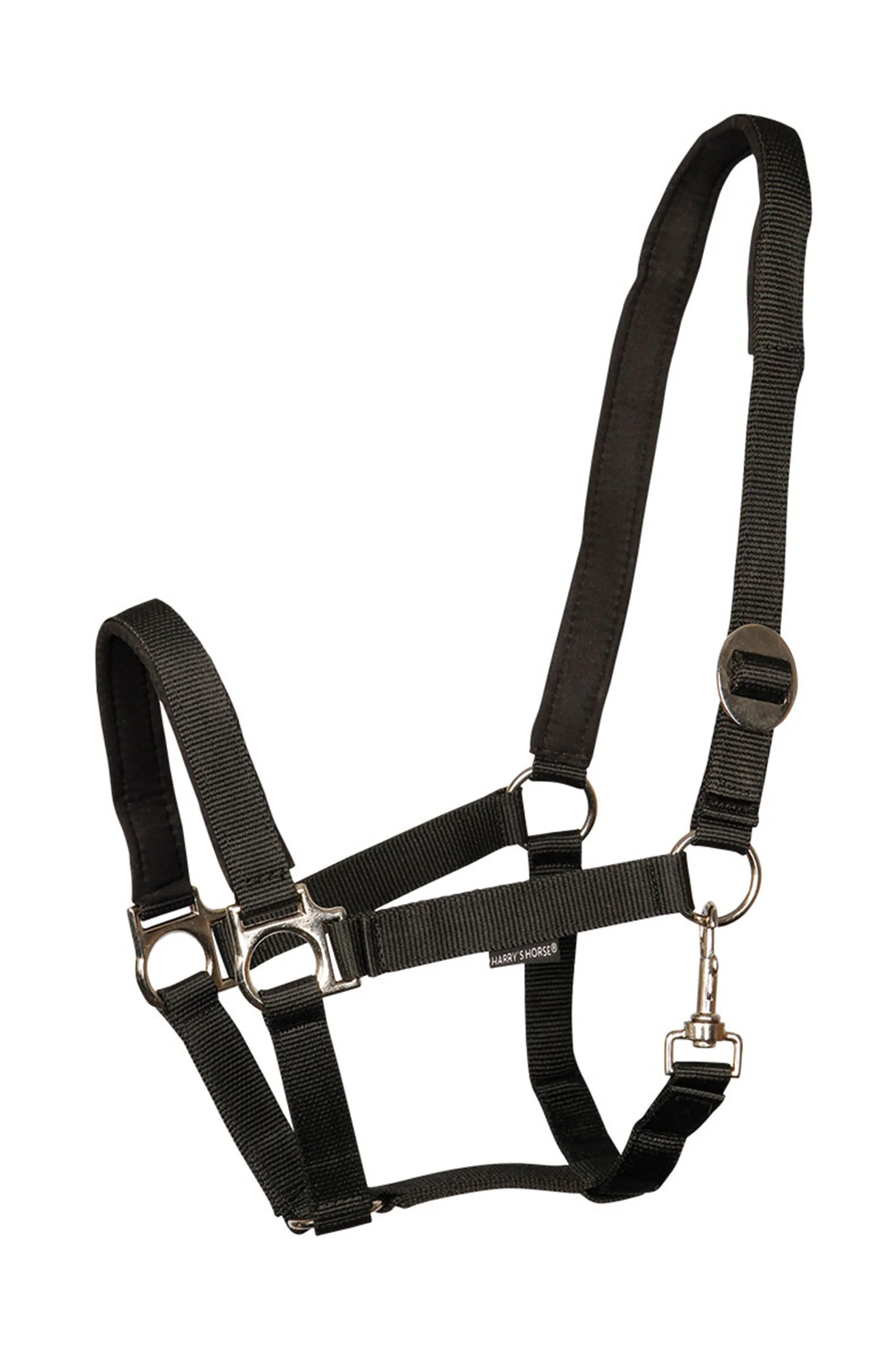 Wyściełany kantar Harry's Horse Black SHP