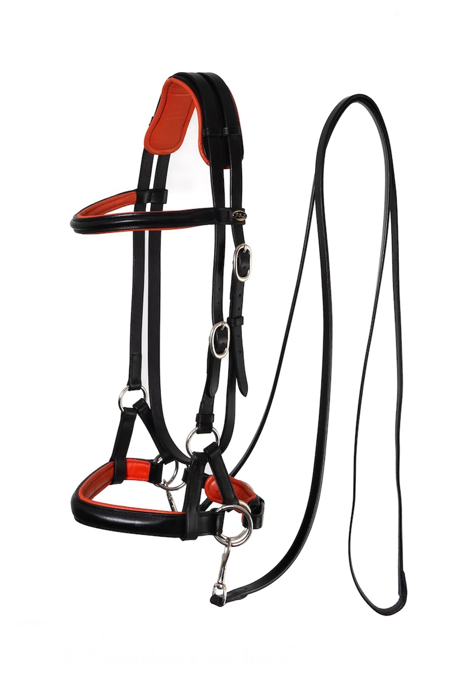 Artykuły F.R.A. Freedom Riding Pardoes de Luxe Sidepull (System 3) Shires Black/Orange X-Full