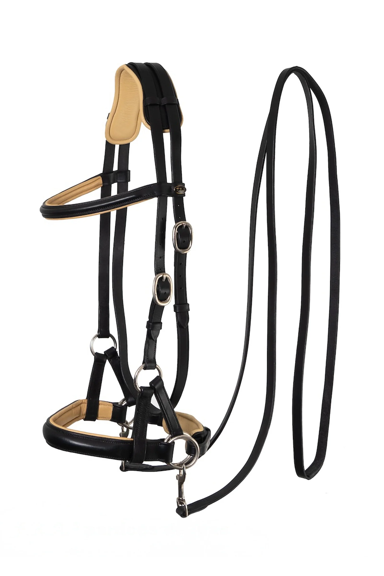 Artykuły F.R.A. Freedom Riding Pardoes de Luxe Sidepull z wodzami (system 3) Black/Beige F