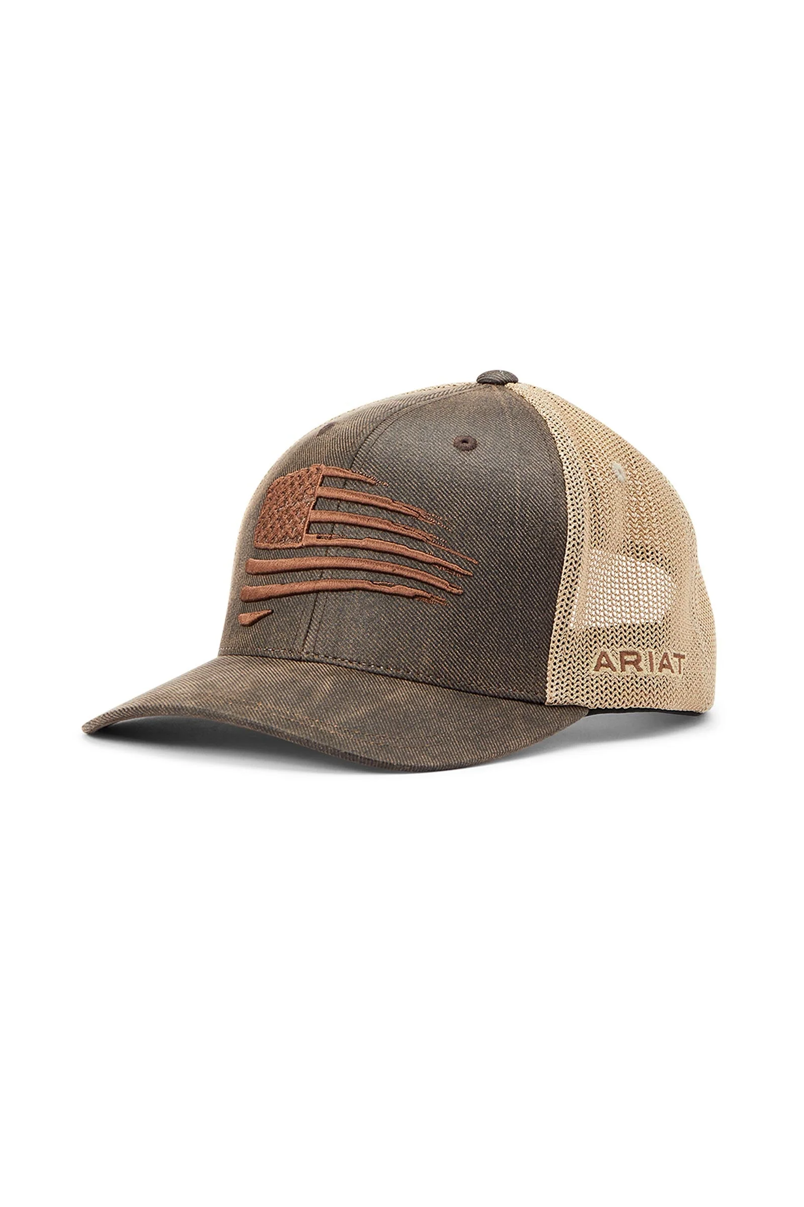 Patriot Flag Męska czapka z daszkiem Brown Rozmiar uniwersalny