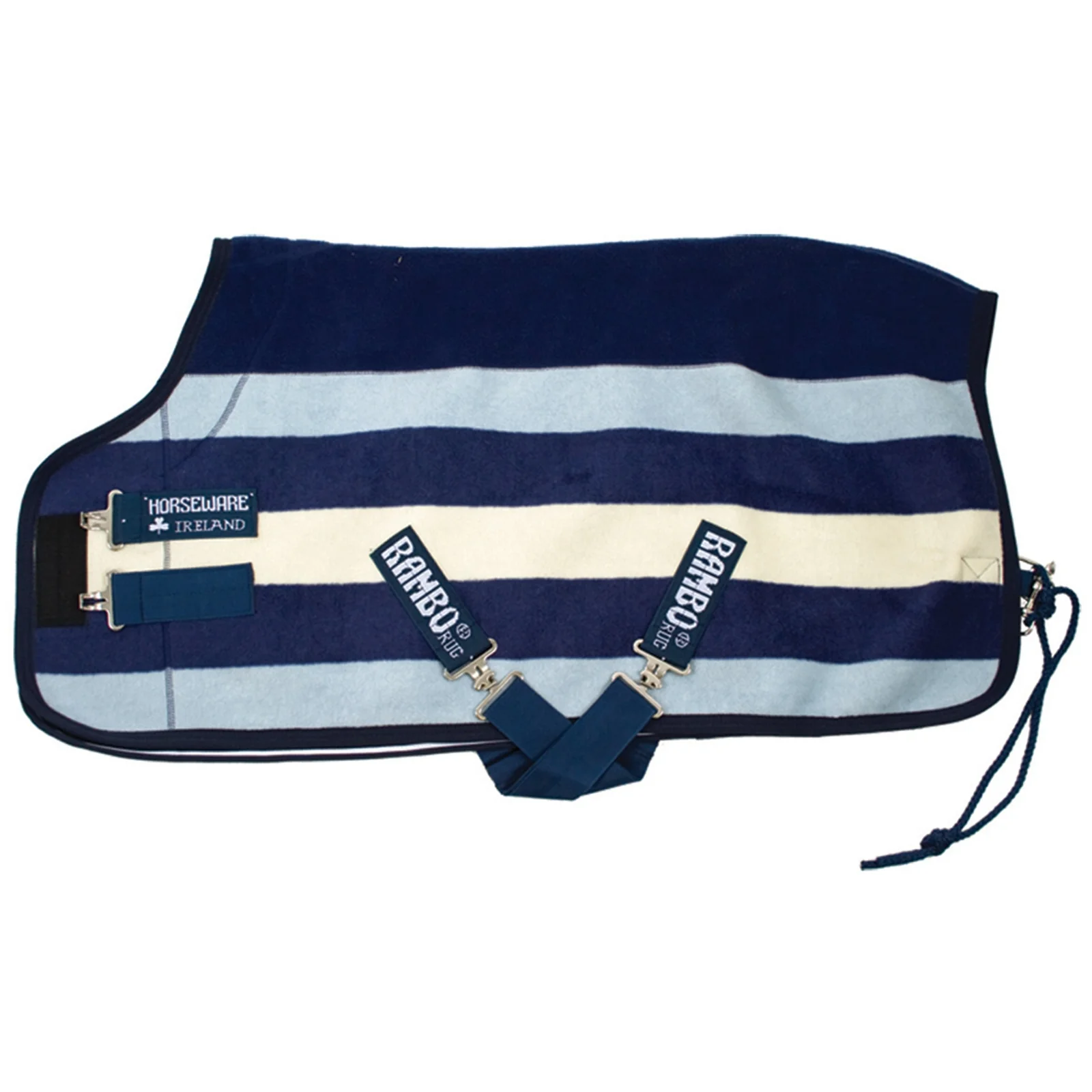 Rambo Deluxe Fleece rozmiary kucyków Dark Blue/Beige/Blue 80