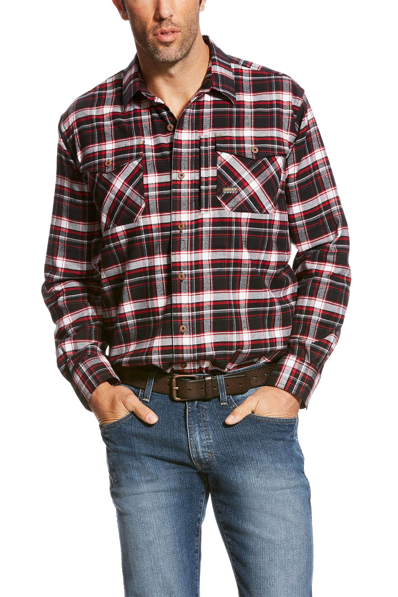 Rebar flanelowa koszula robocza DuraStretch Allure Plaid XL