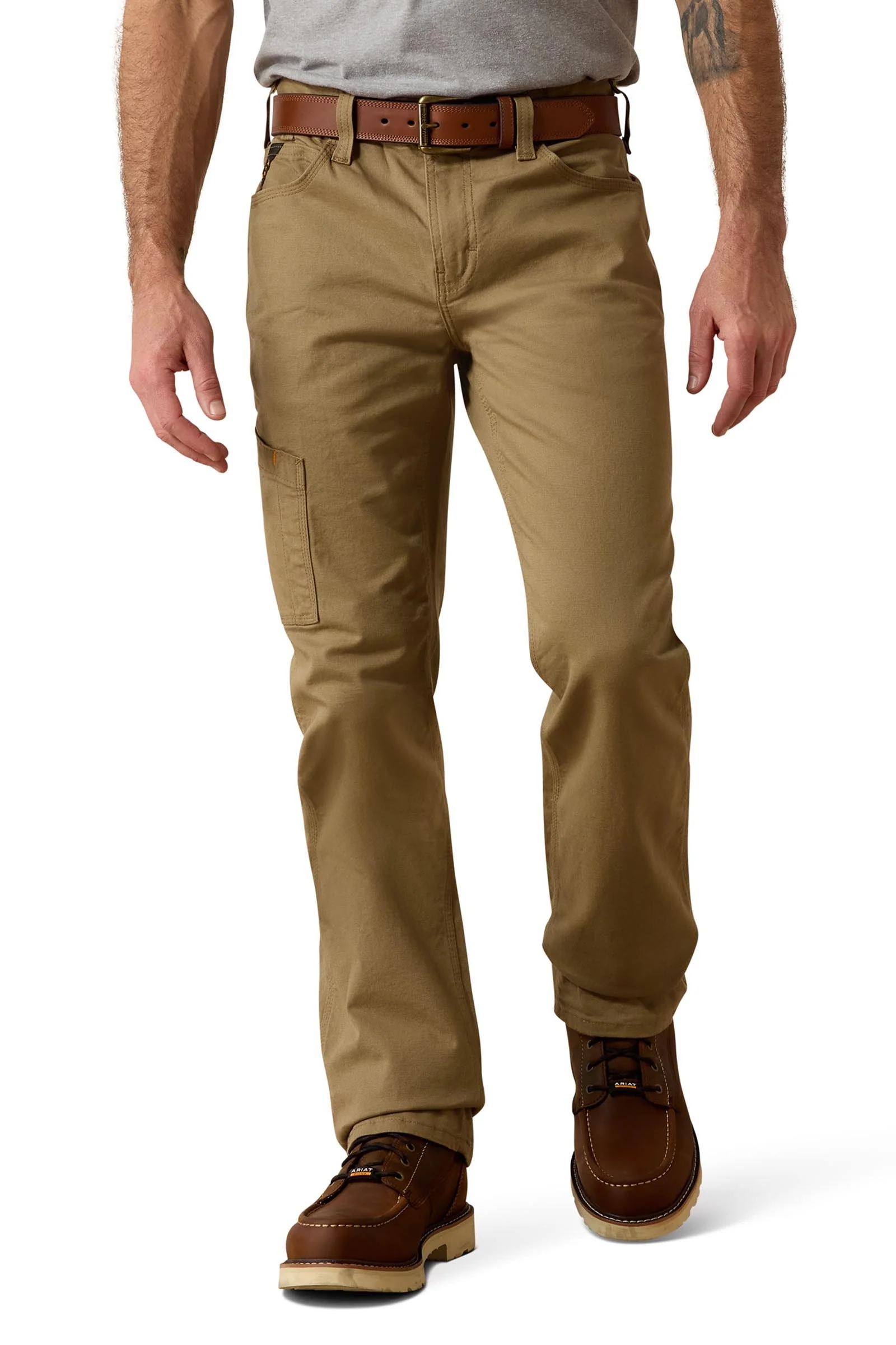 Rebar M7 Slim DuraStretch Made Tough Straight Męskie spodnie o prostych nogawkach Field Khaki 29 32