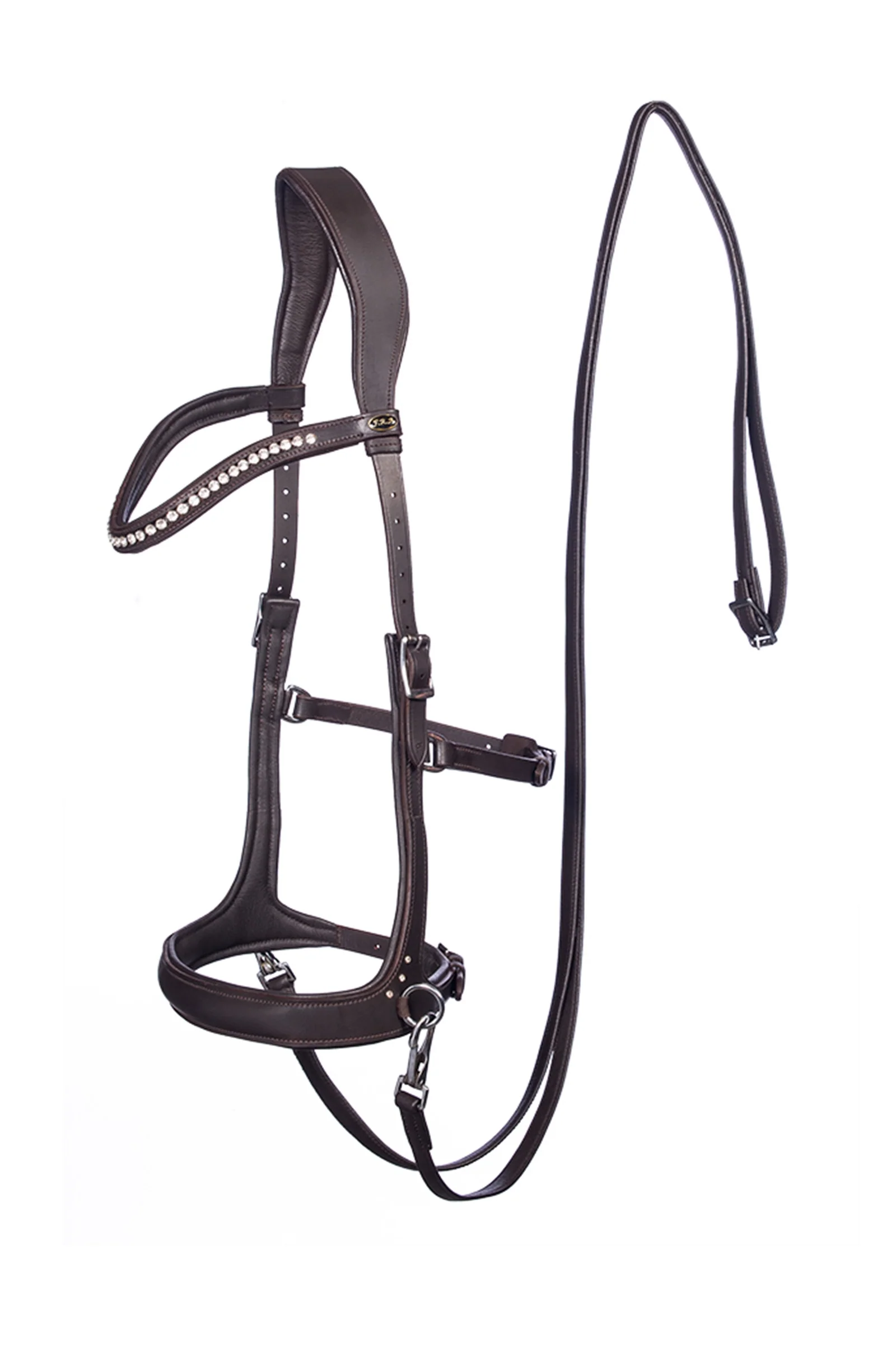 Artykuły F.R.A. Freedom Riding Rebecca Sidepull z wodzami (System 3) Brown P