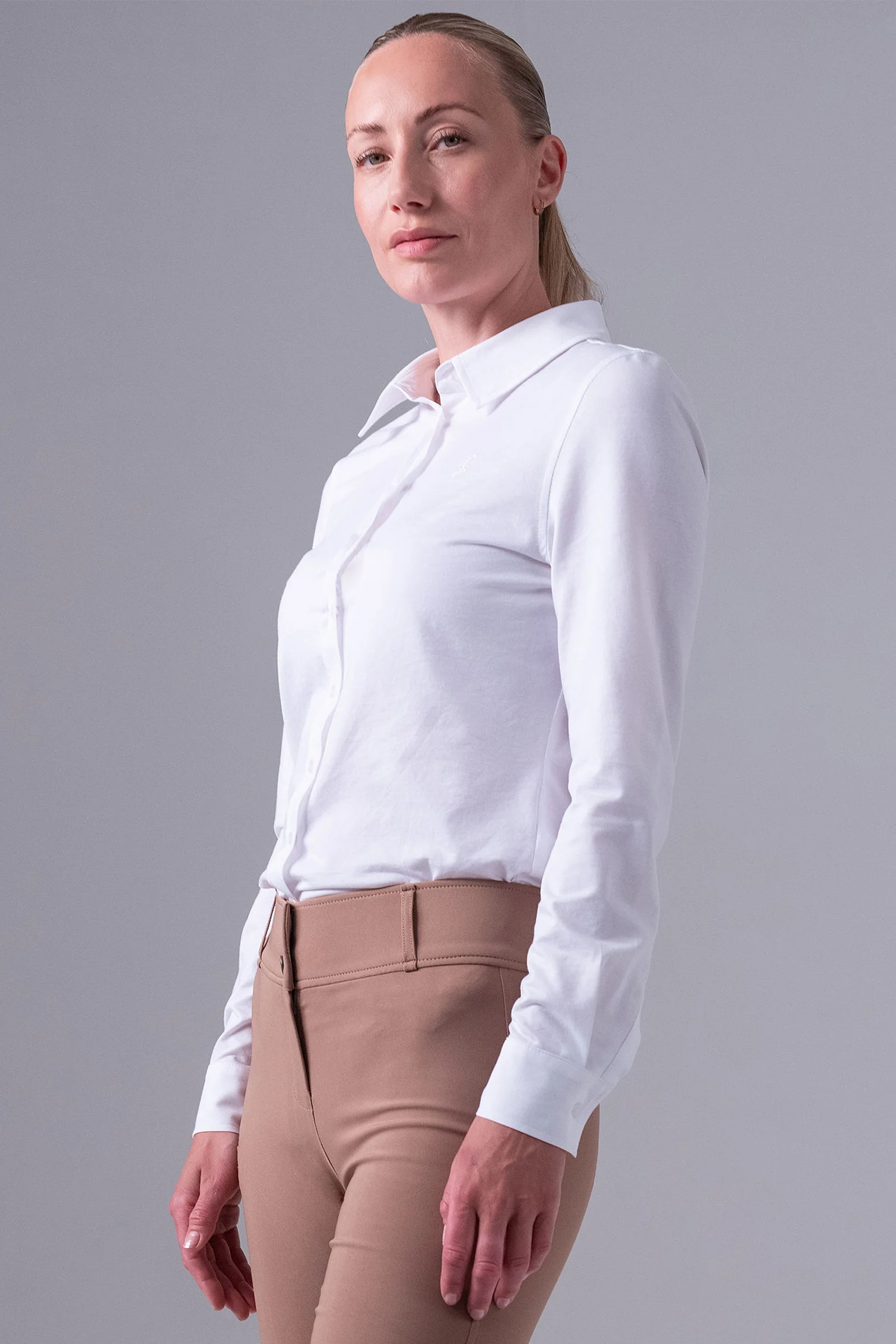 Koszulka damska Rebecca Pique White S
