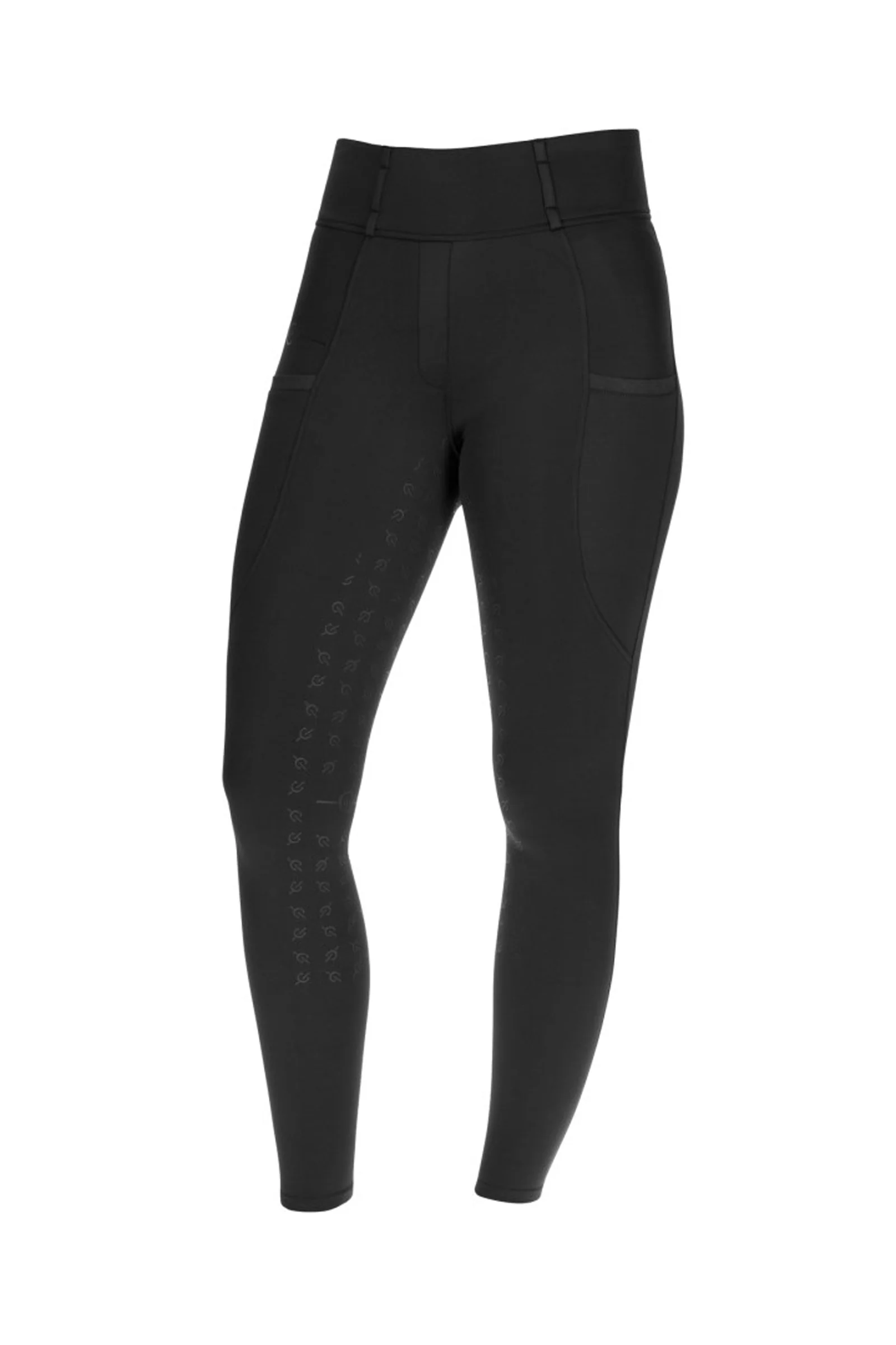 Legginsy Jeździeckie z Wysokim Stanem black 32-34