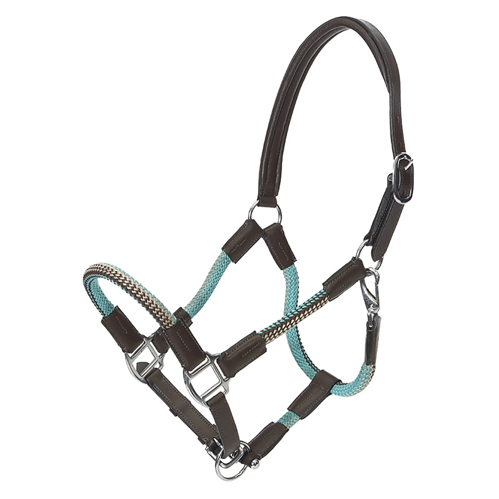 Zestaw kantar Rope Cavo Brown/Turquoise P