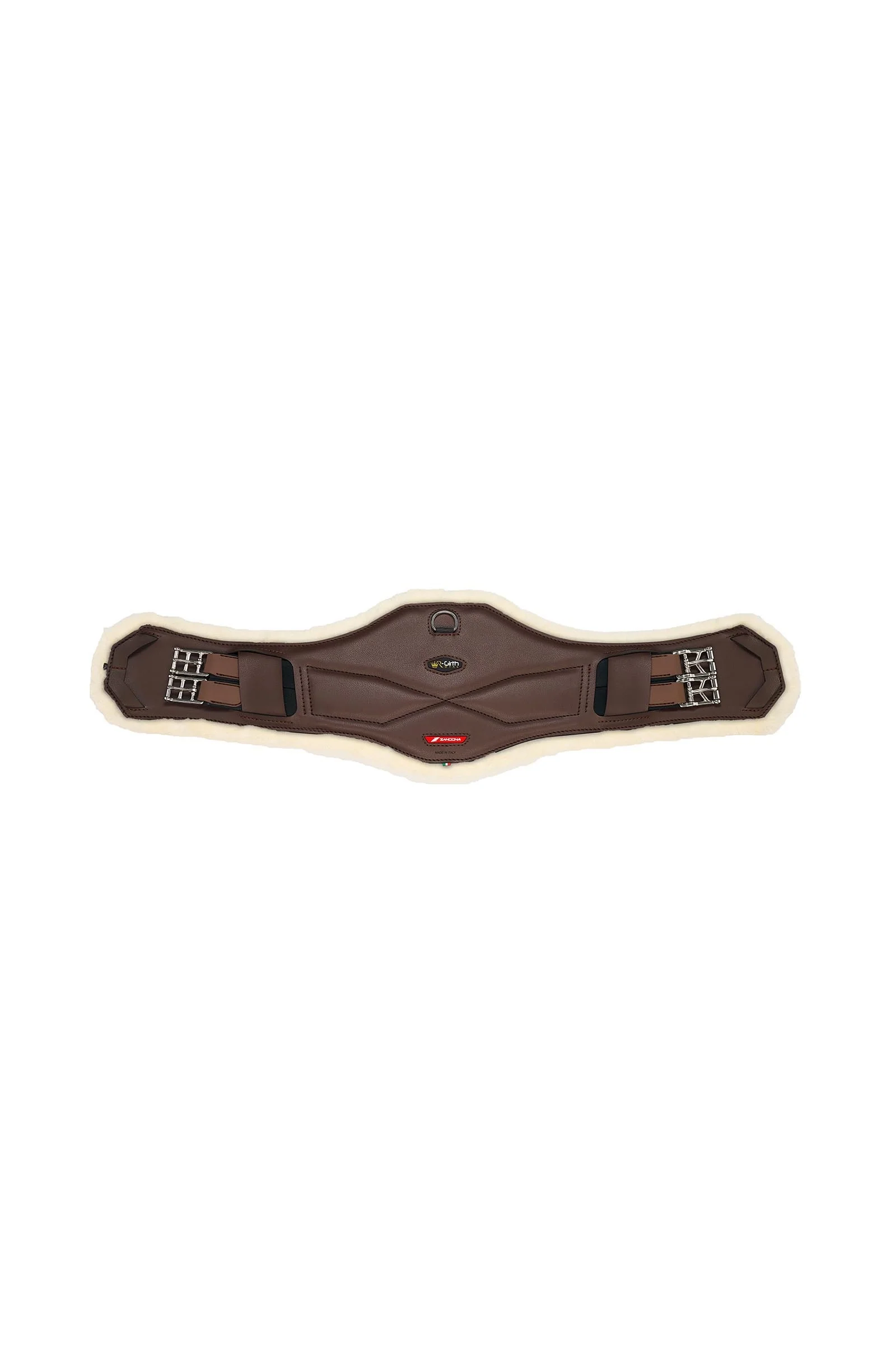 Royal Techno-Fur Popręg ze sztucznym futrem Brown 50 cm