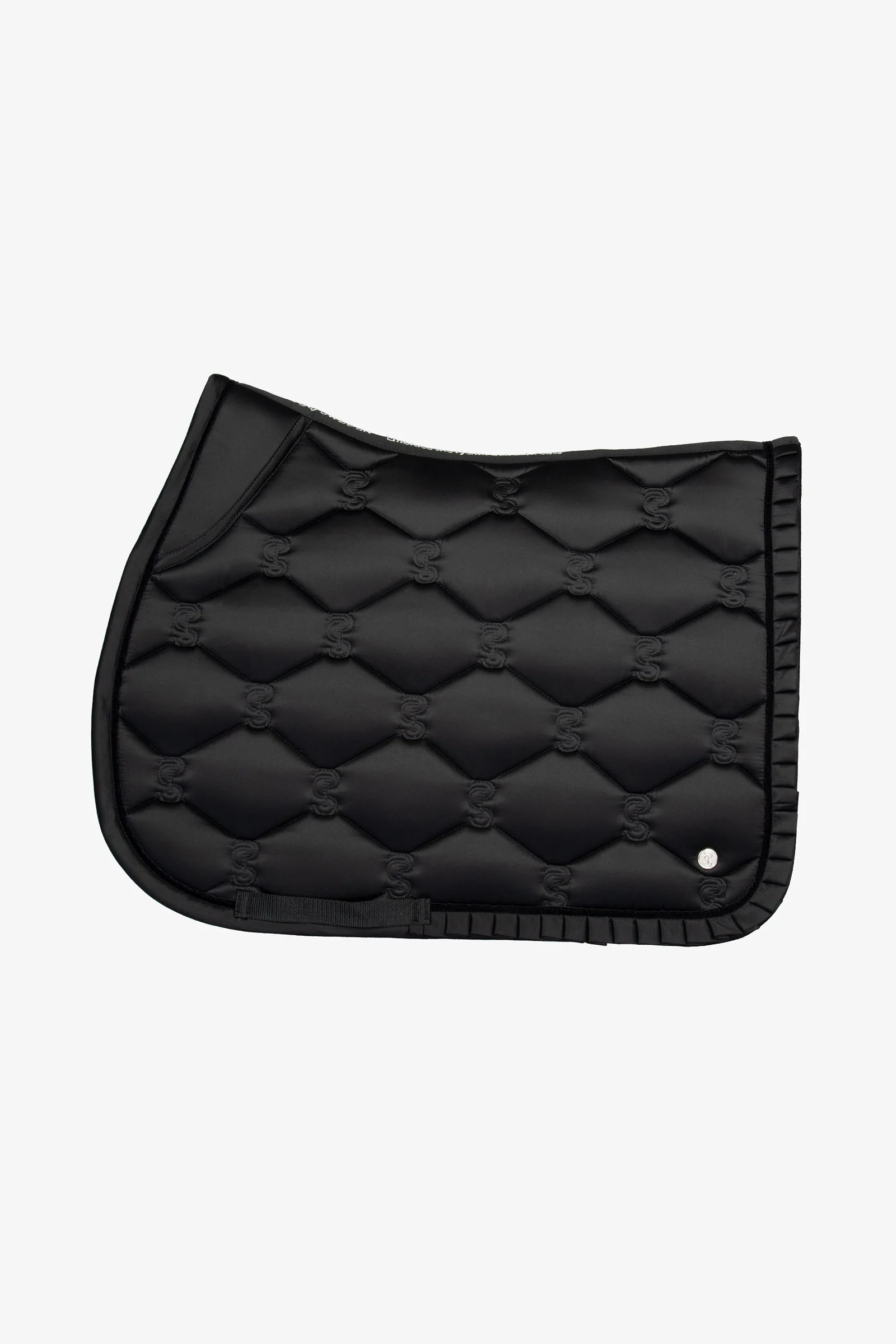 Ruffle czaprak skokowy Black C