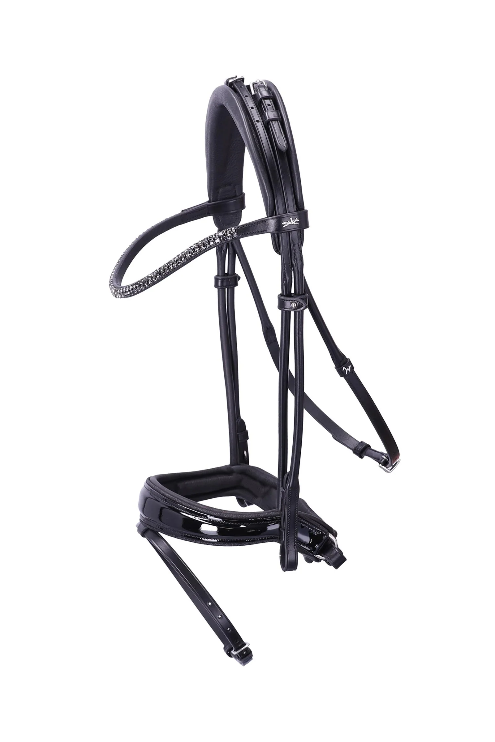 Satchmo Bridle - Isabell Werth Collection black/patent/silver F