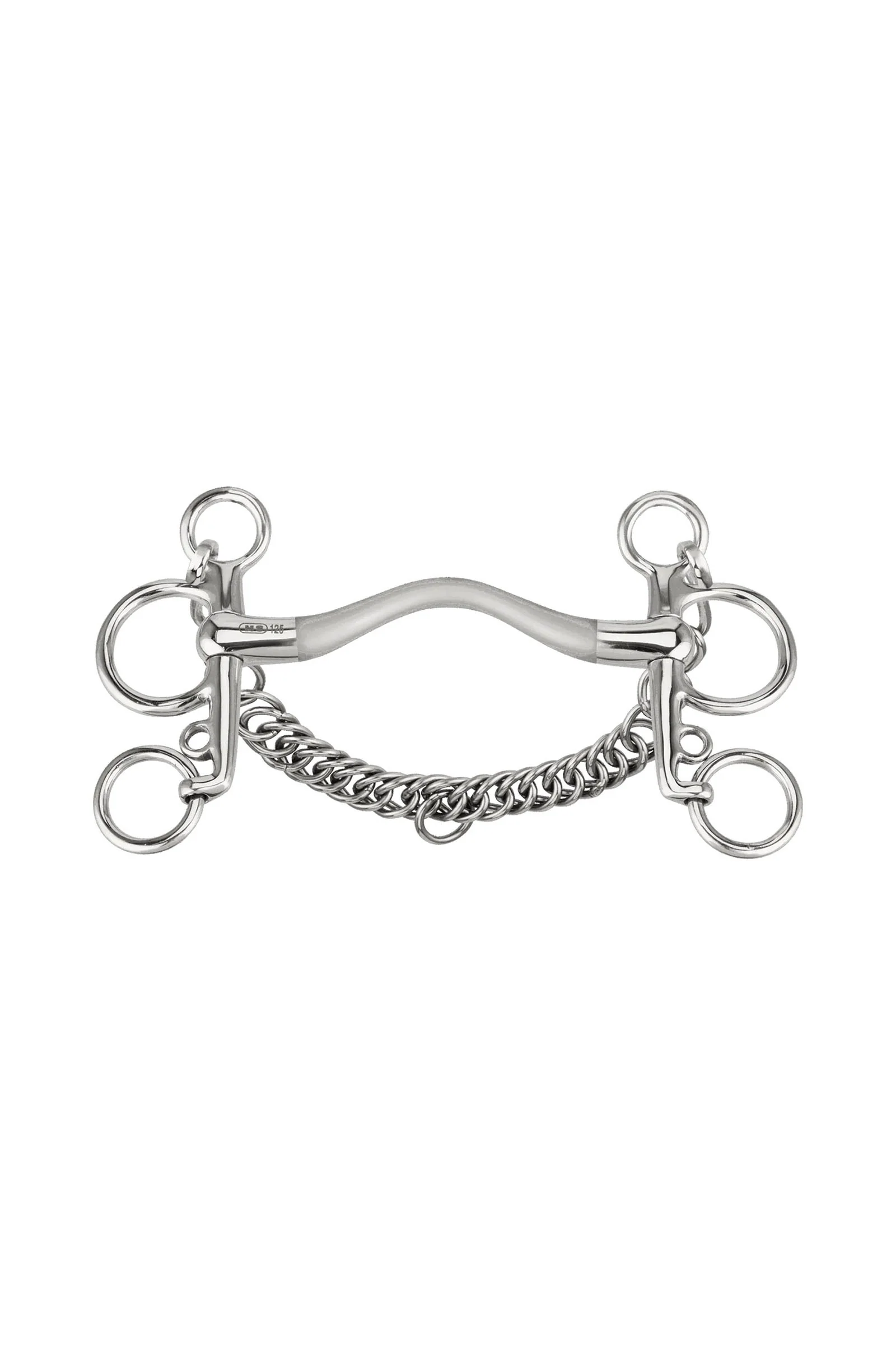 Satinox CM pelham, z łukiem językowym 14 mm, stal nierdzewna Metall 145 mm