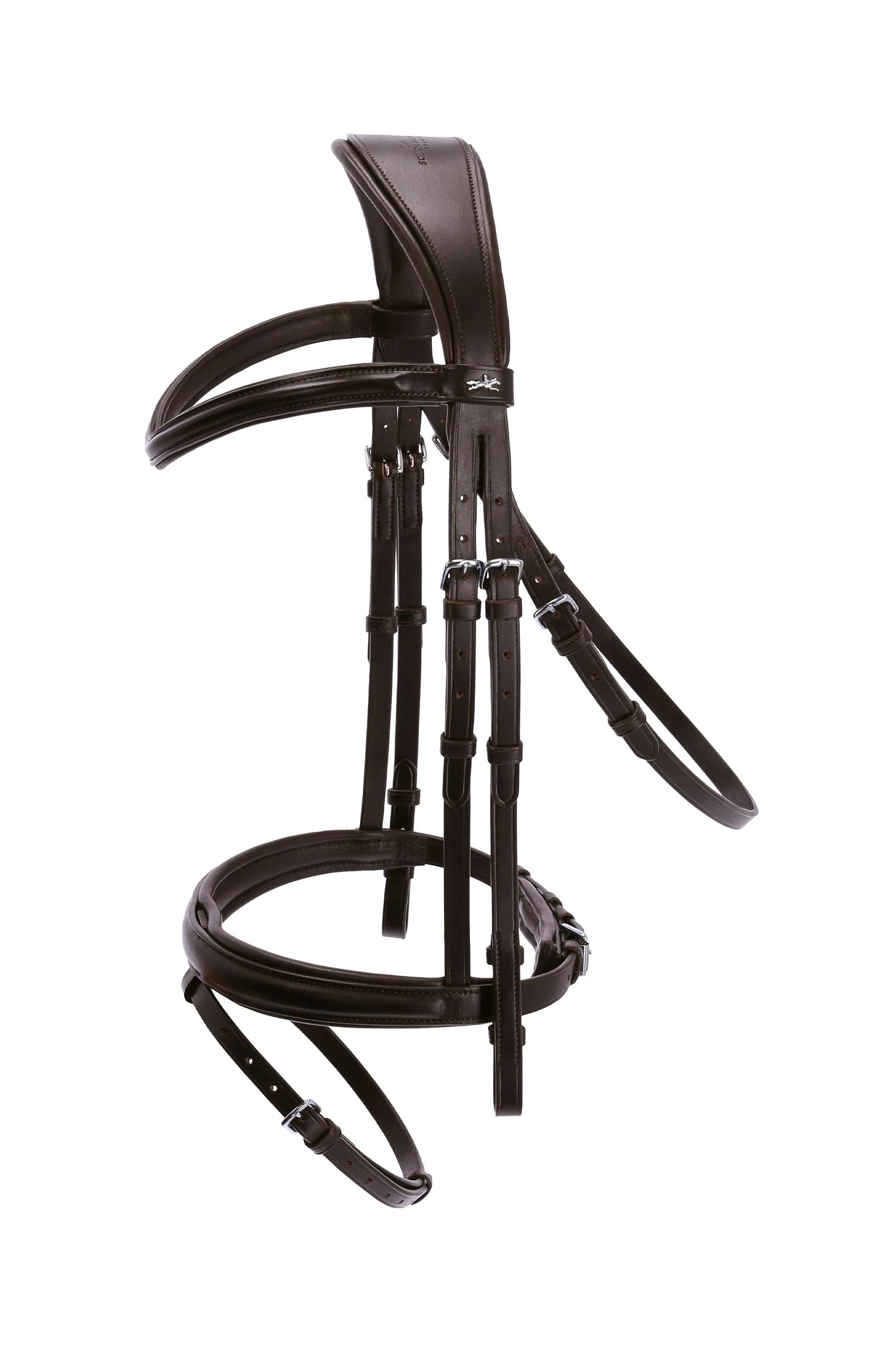 Schockemoehle Sports SP Monza ogłowie Dark Brown/Silver C