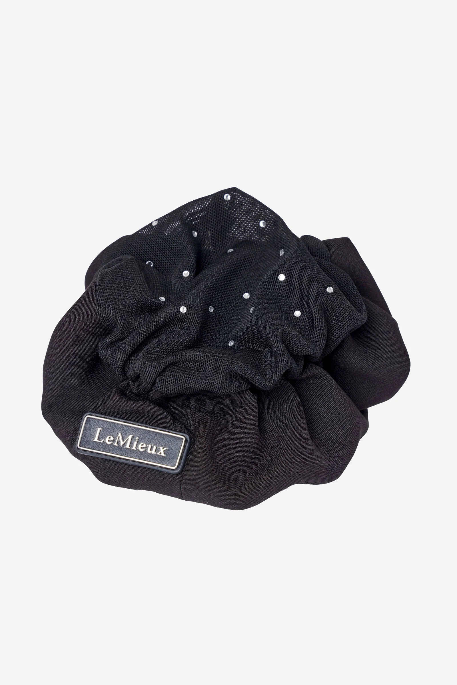 gumka do włosów z kryształkami i siatką na włosy Black/Black Rozmiar uniwersalny