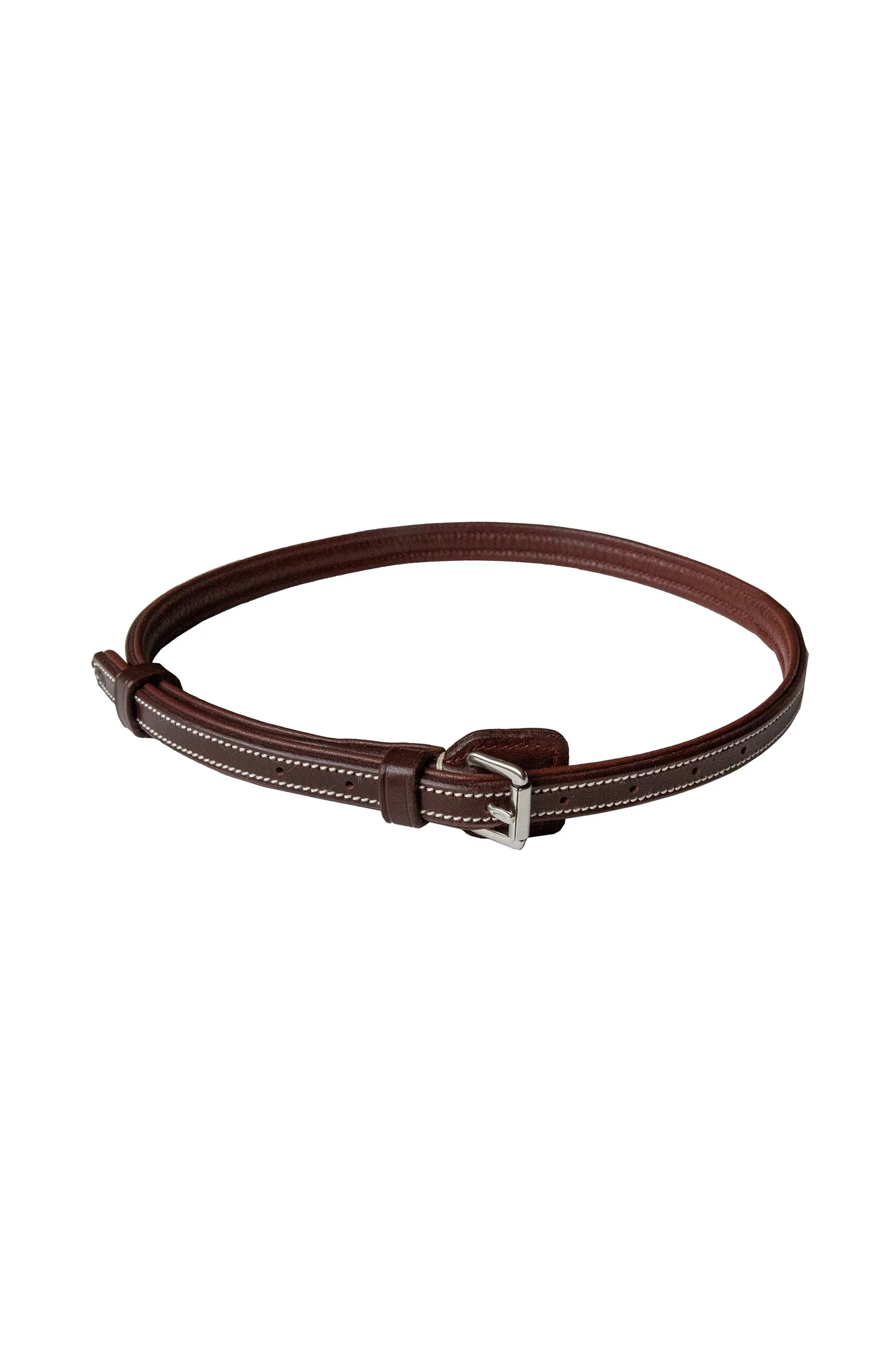 Pasek z paskiem błyskawicznym Select & Mix Dark Brown/Cream/SIlver C