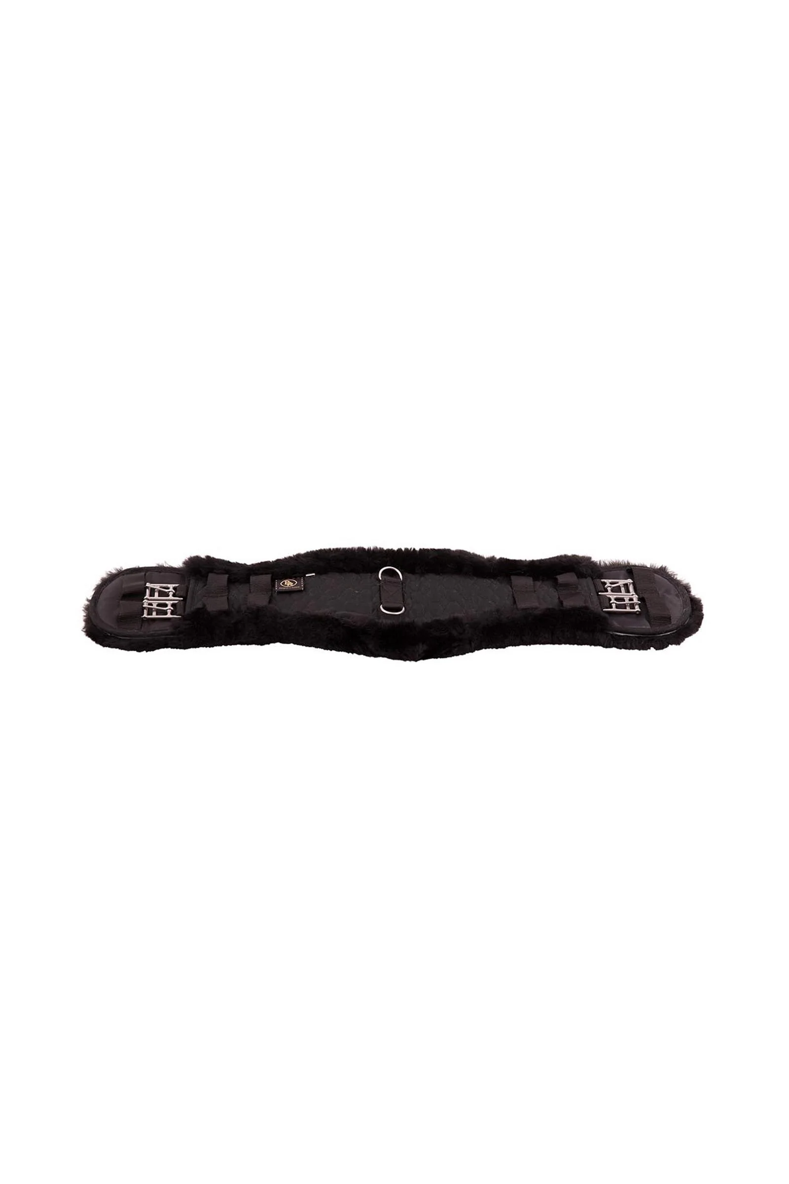 popręg ujeżdżeniowy z owczą skórą Black/Black 60 cm