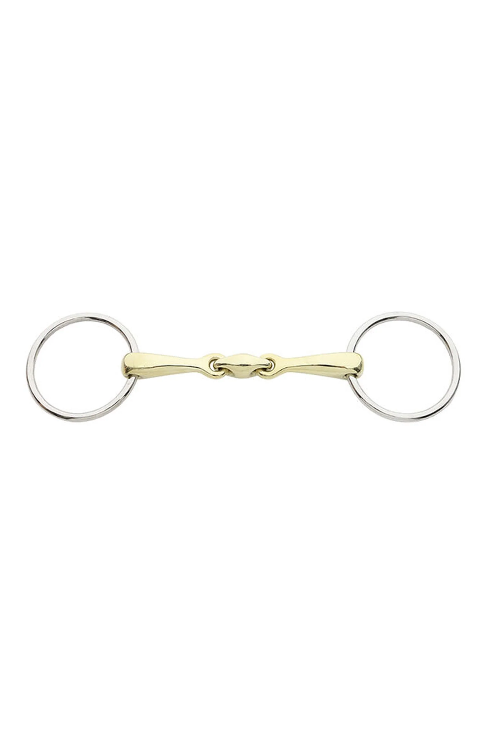 Wędzidło Snaffle, łączone KavalBits, 145 mm No Color 115 mm