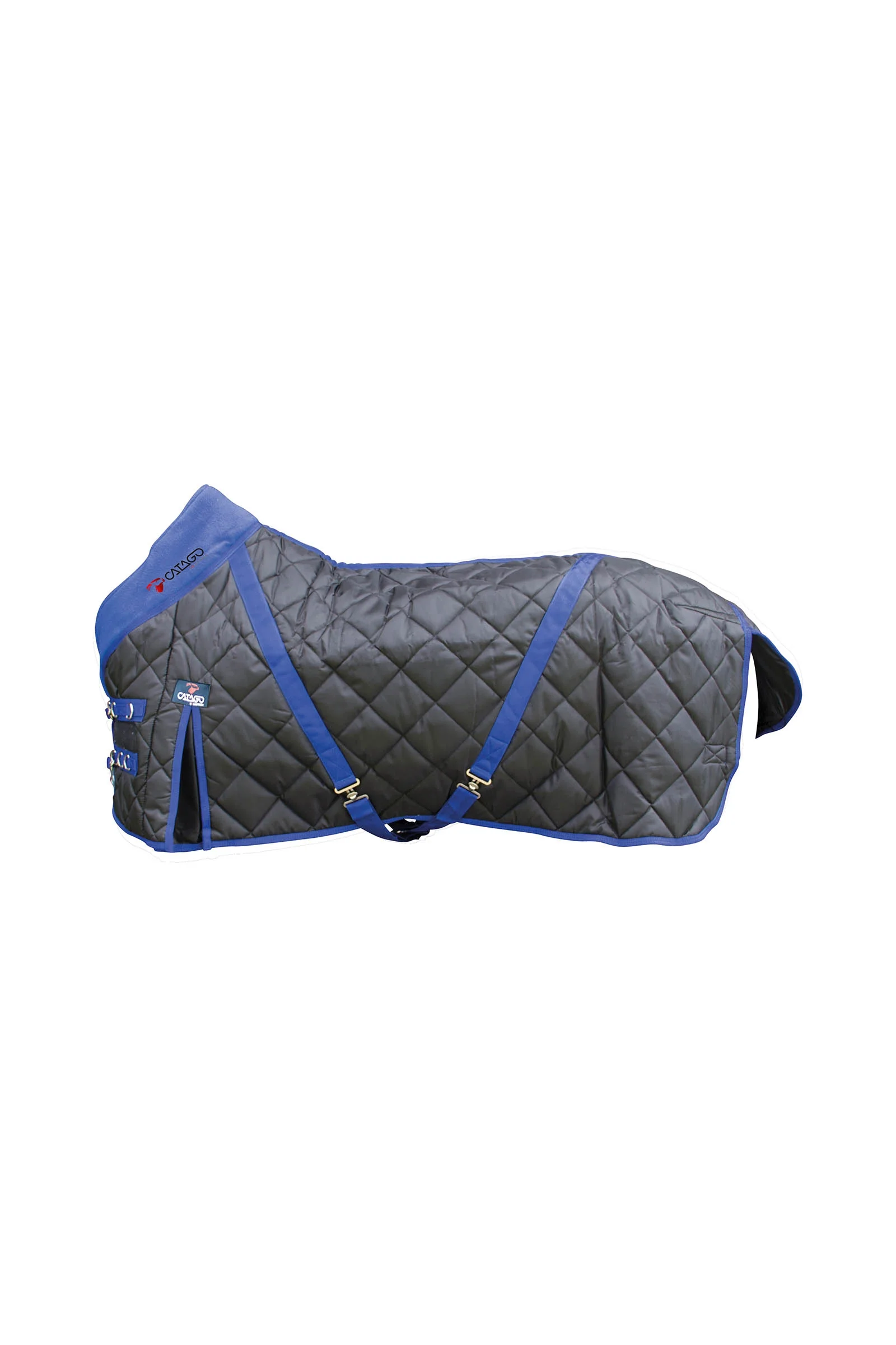 Derka stajenna 420D, 300g Black/Blue 145