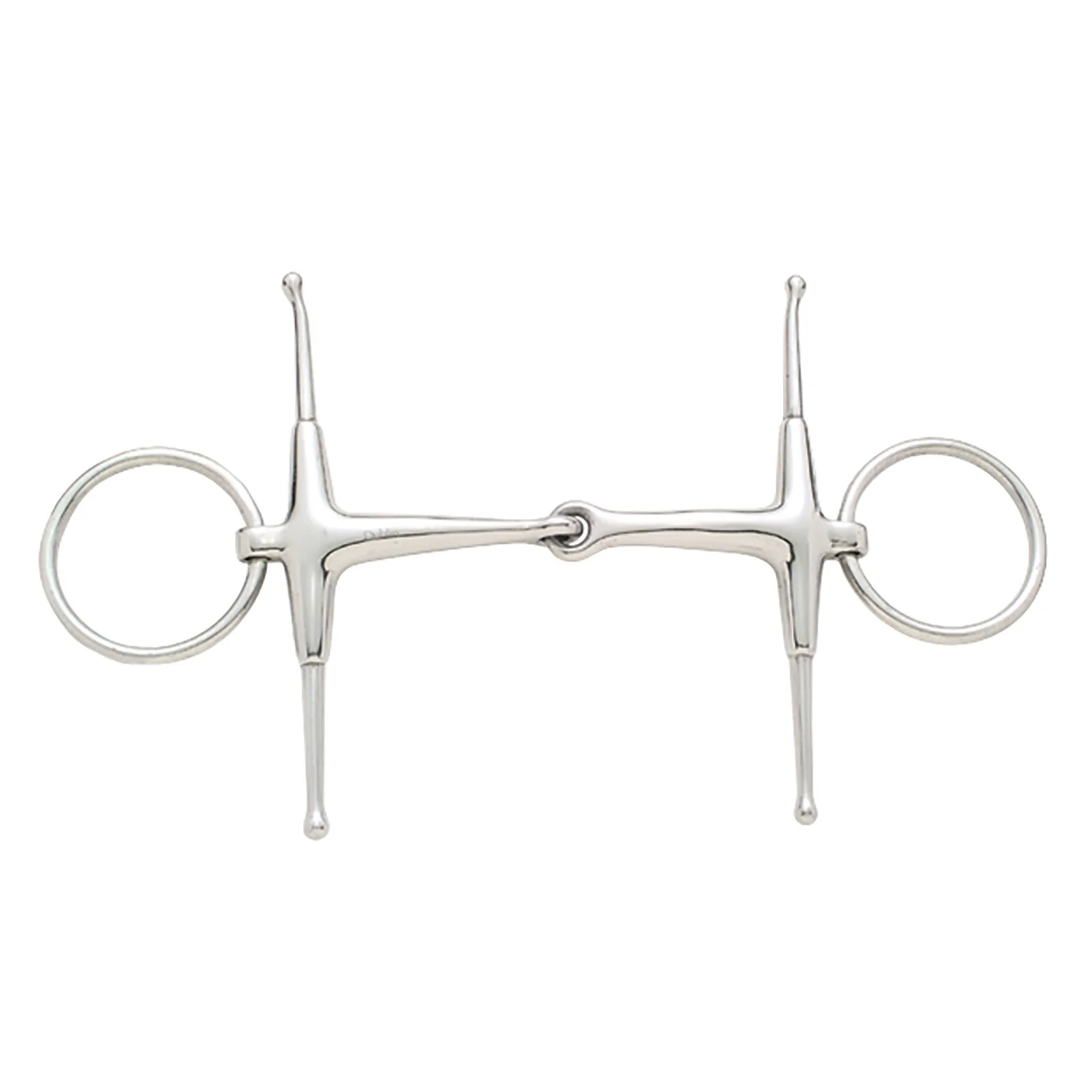 Wędzidło ze stali nierdzewnej, łączone, typu Fulmer Silver 127 mm