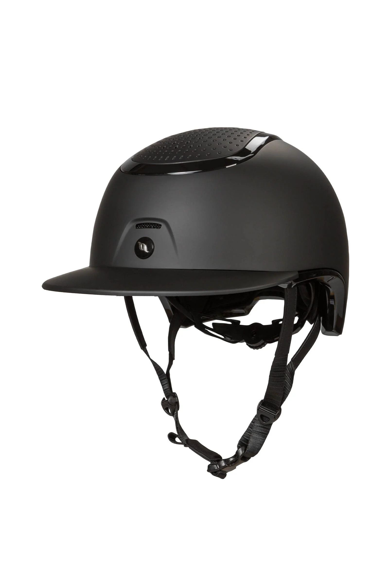 Strixx Riding Helmet With Sun Visor Black L