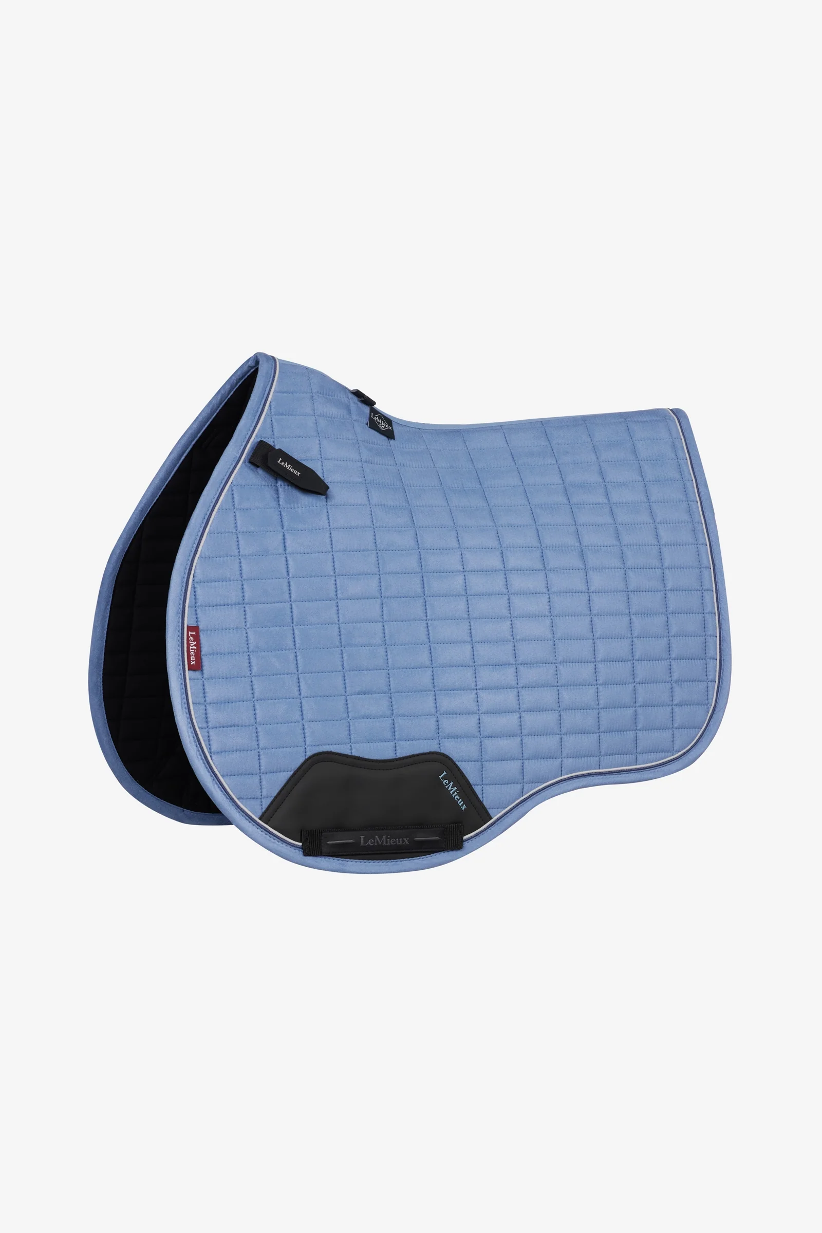 zamszowy kwadratowy czaprak wszechstronny Powder Blue S/M