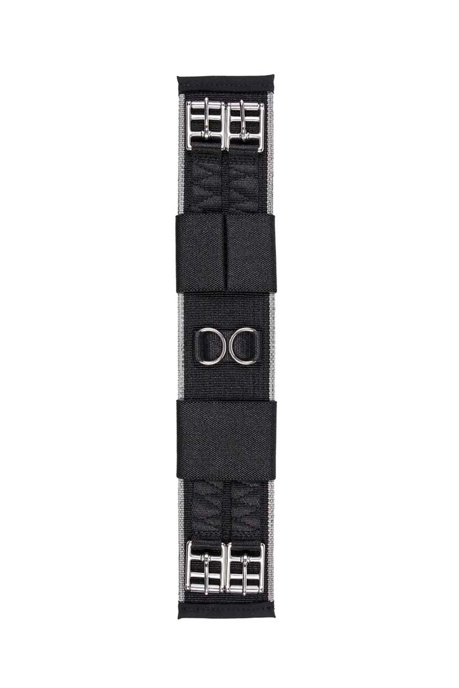Supersingel Popręg ujeżdżeniowy z okuciami ze stali nierdzewnej Black 95 cm