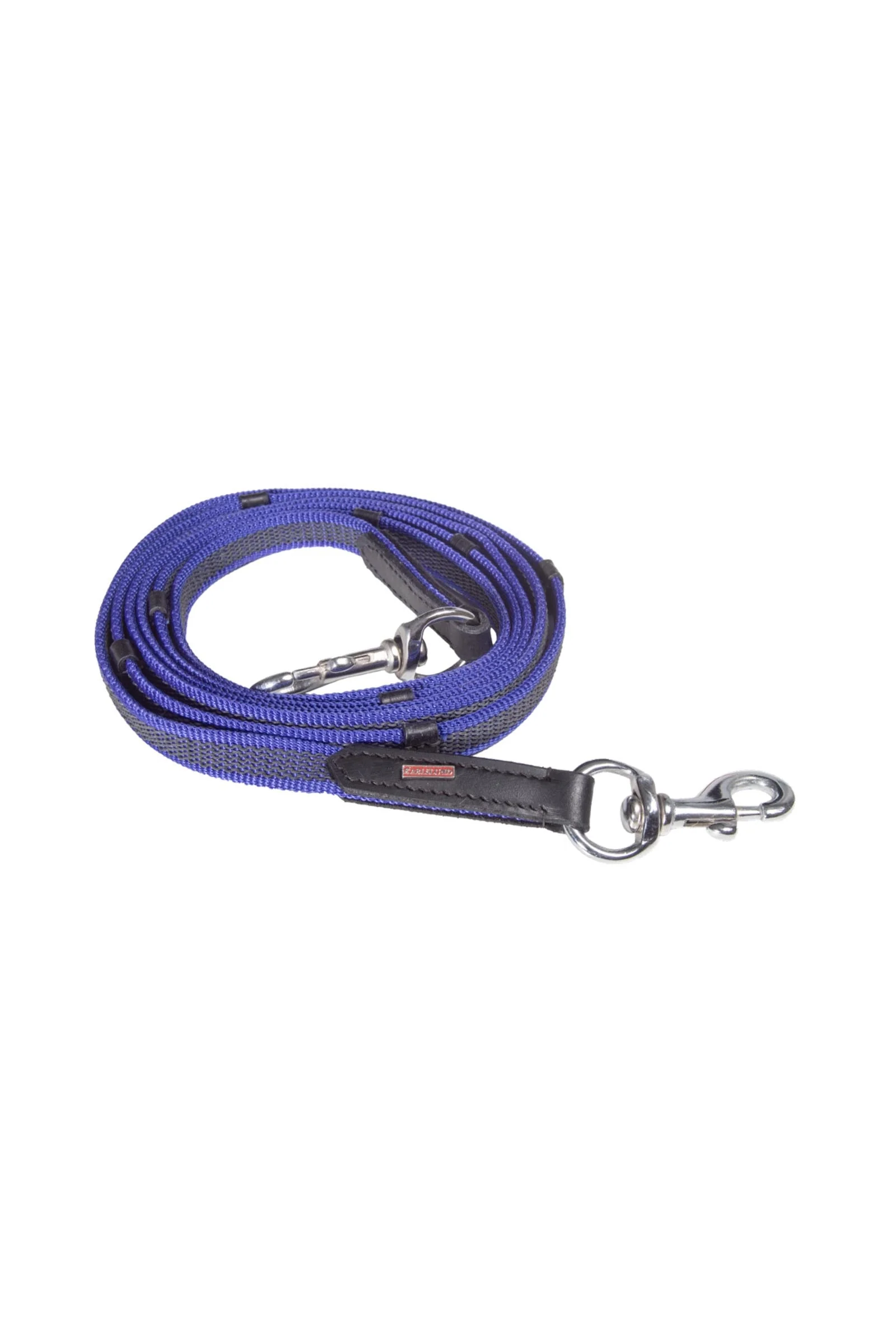 Gumowe wodze Supergrip Blue Chrome Koń islandzki