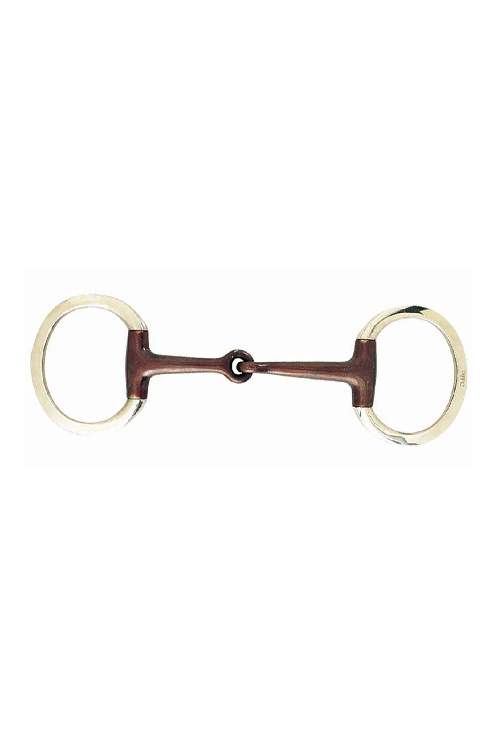 Wędzidło Sweet Iron Jointed oliwkowe wędzidło jajowate No Color 127 mm