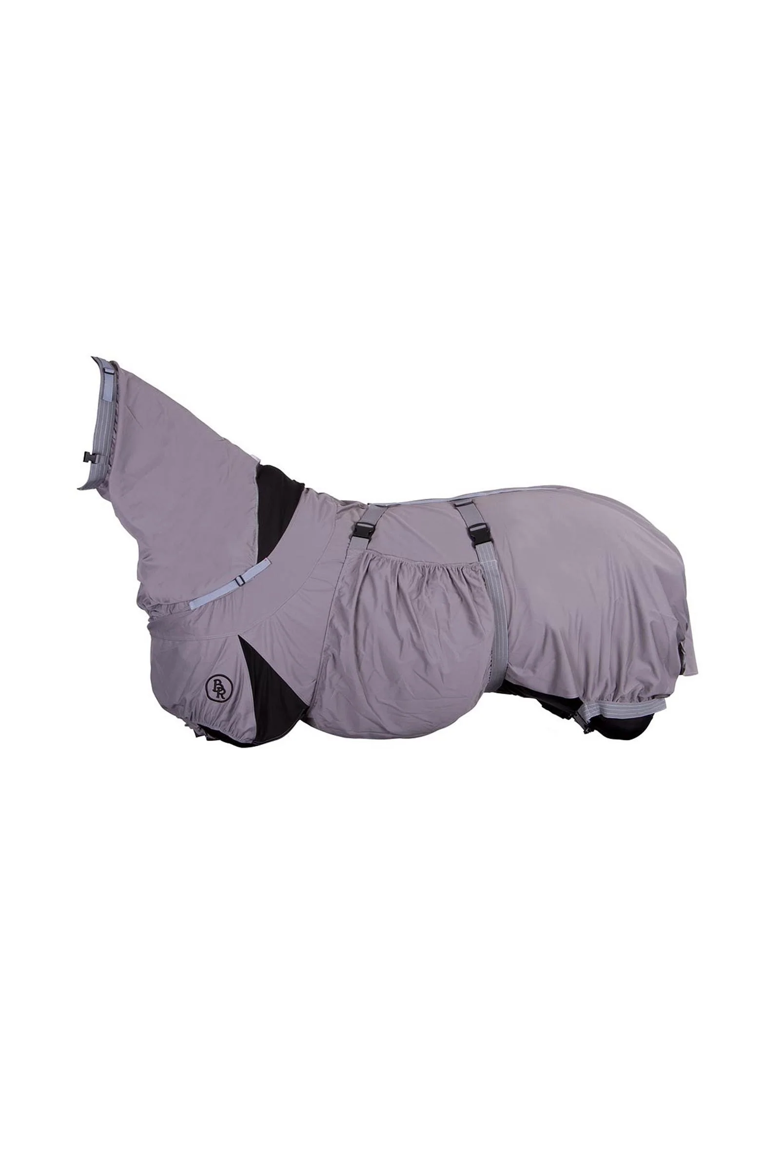 Sweet Itch derka przeciwko egzemie z stałym kapturem Grey 155