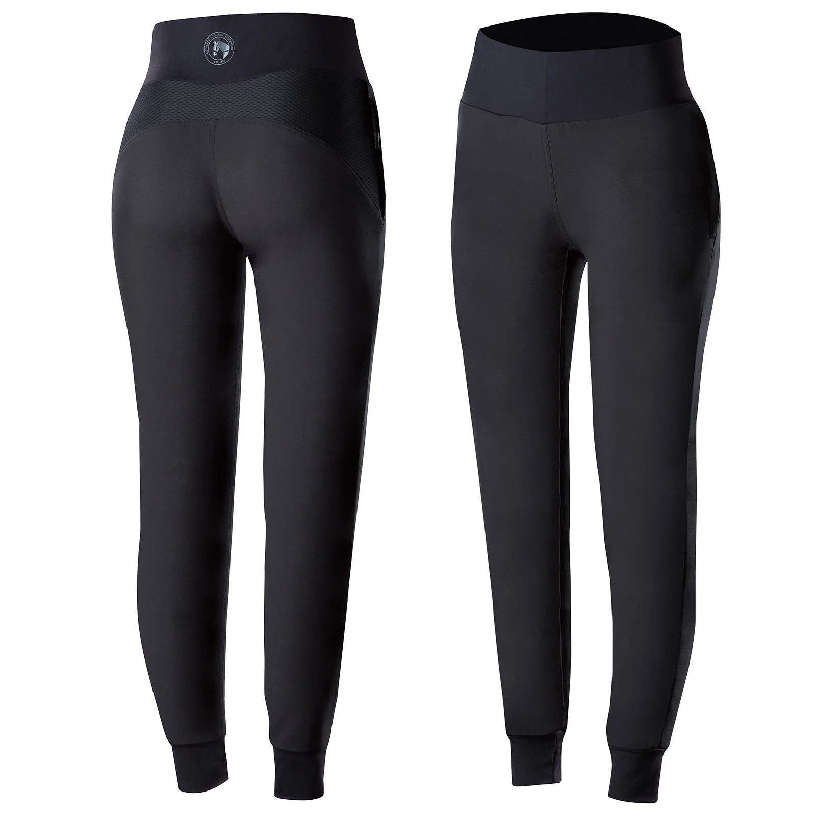 Damskie spodnie robocze z wysokim stanem Sydney Equi Black 34