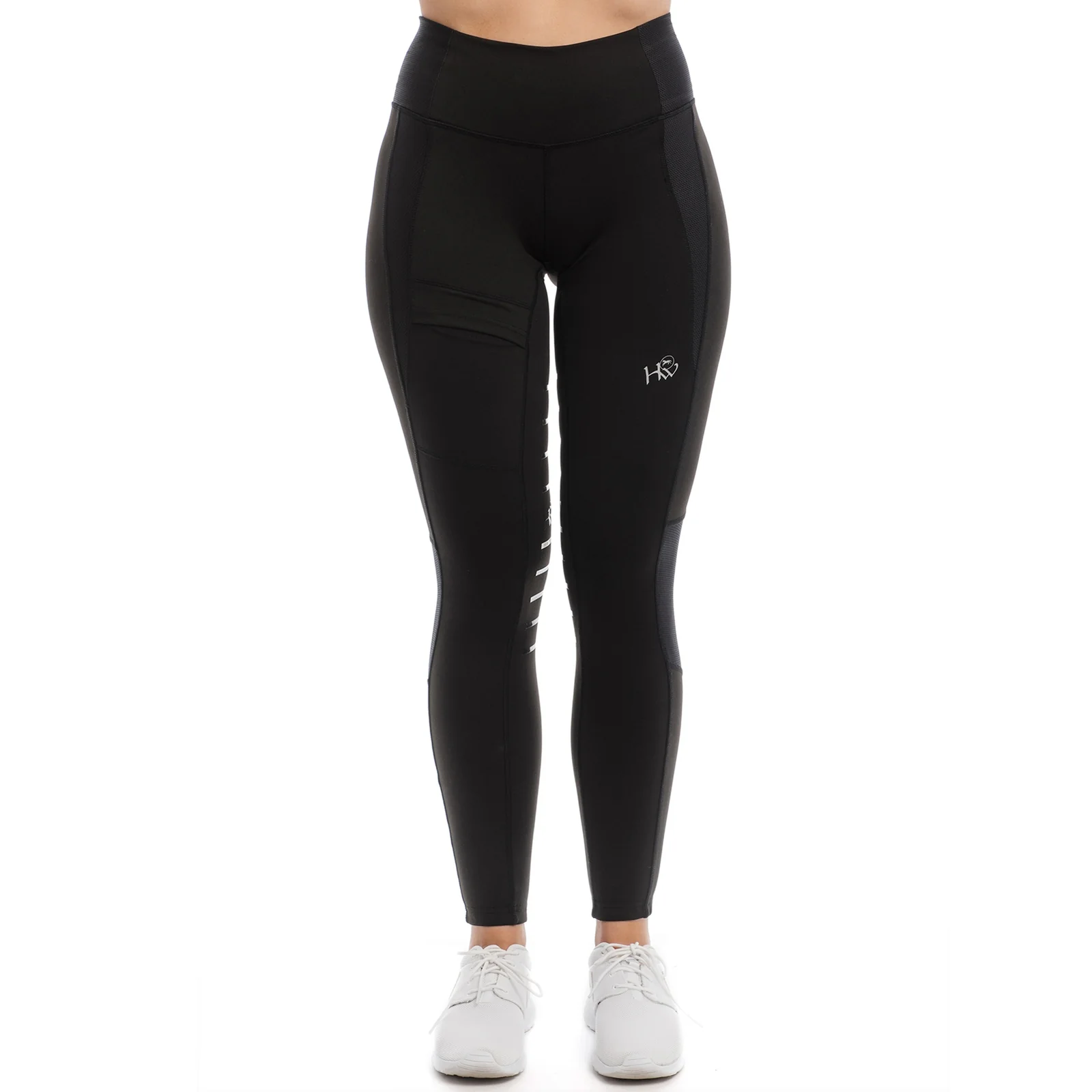 Legginsy jeździeckie Tech Black 40