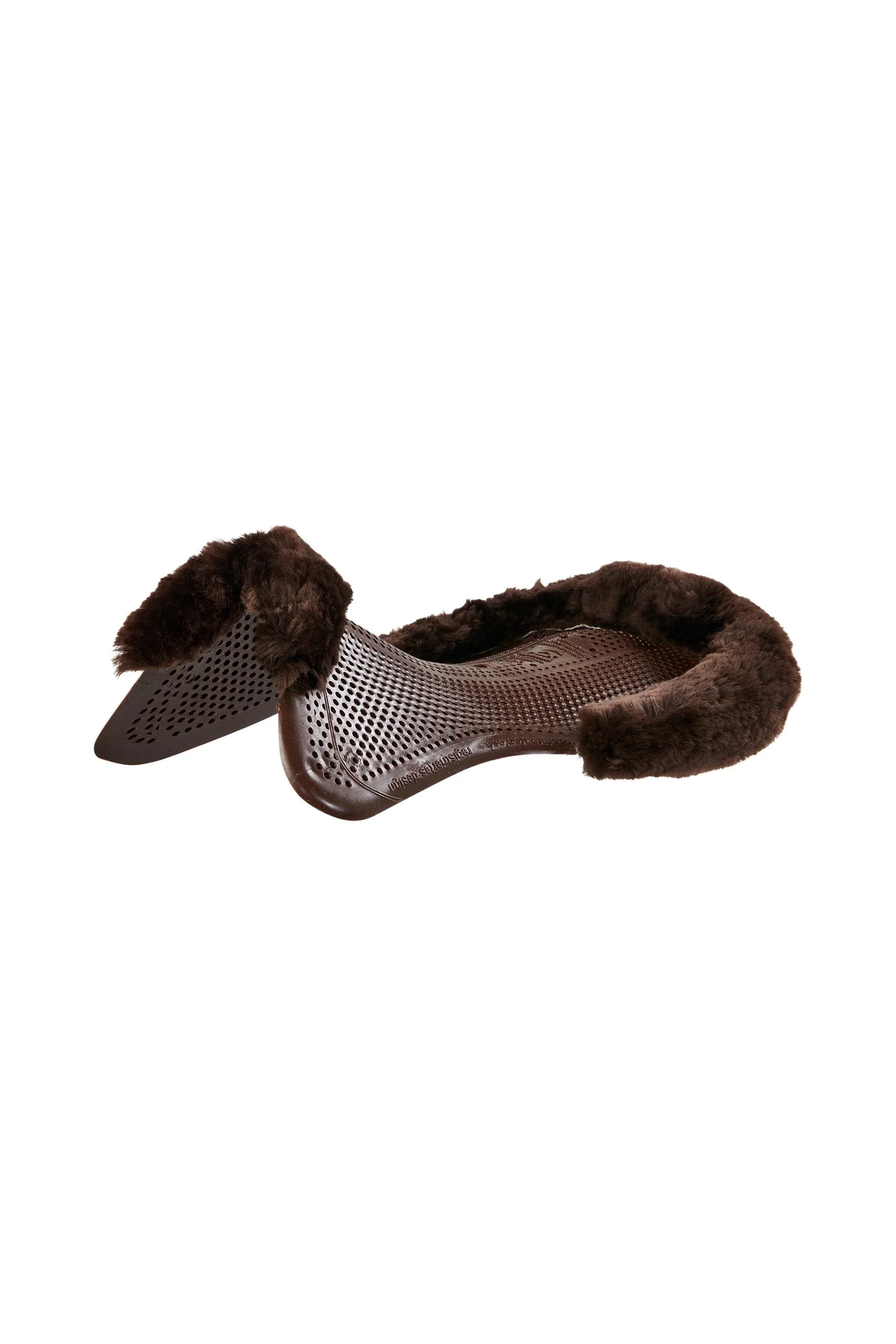 terapeutyczny pad Just Gel z wycięciem i owczą wełną Brown/Brown M