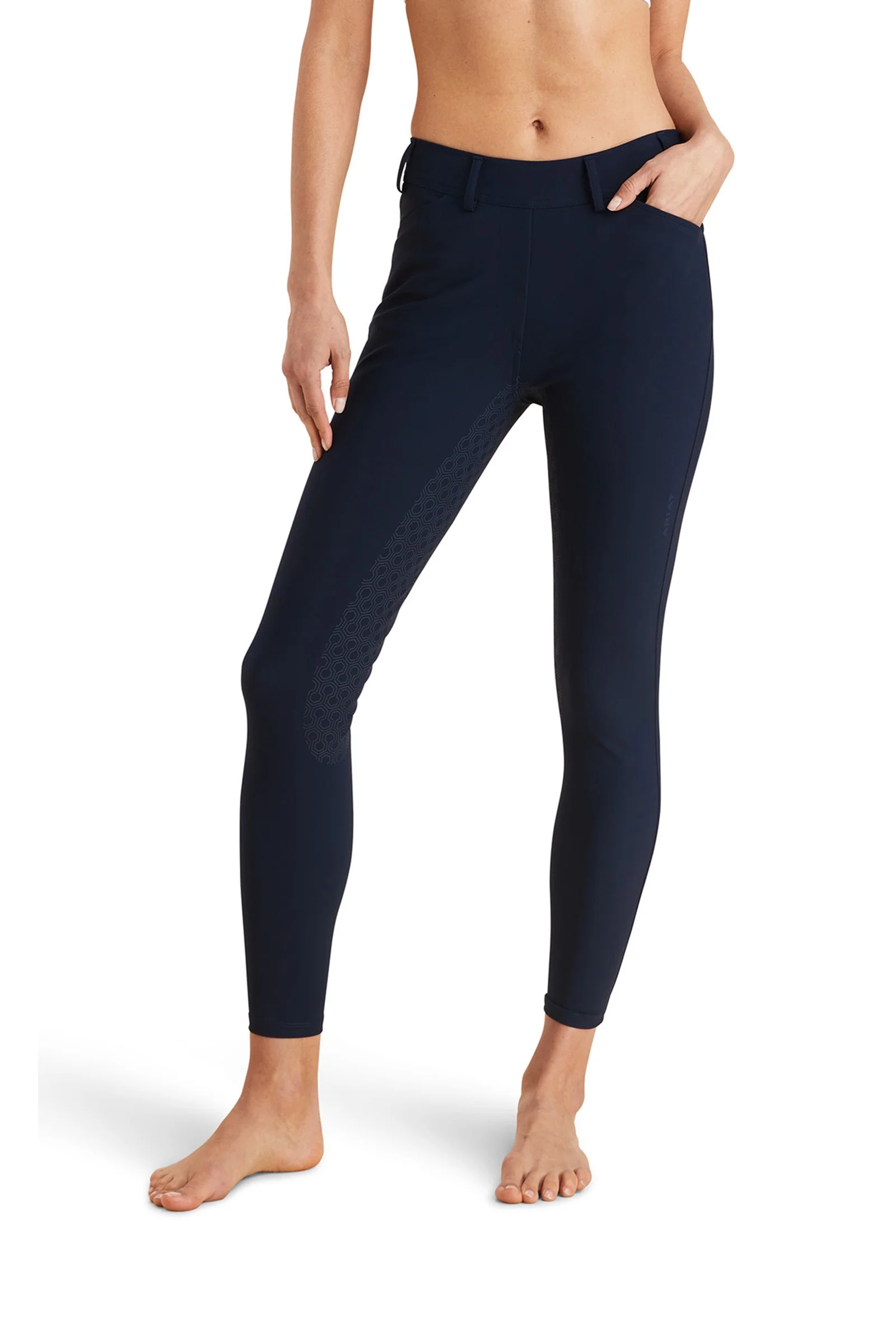 Bryczesy damskie Tri Factor z pełnym lejem Dark Blue M