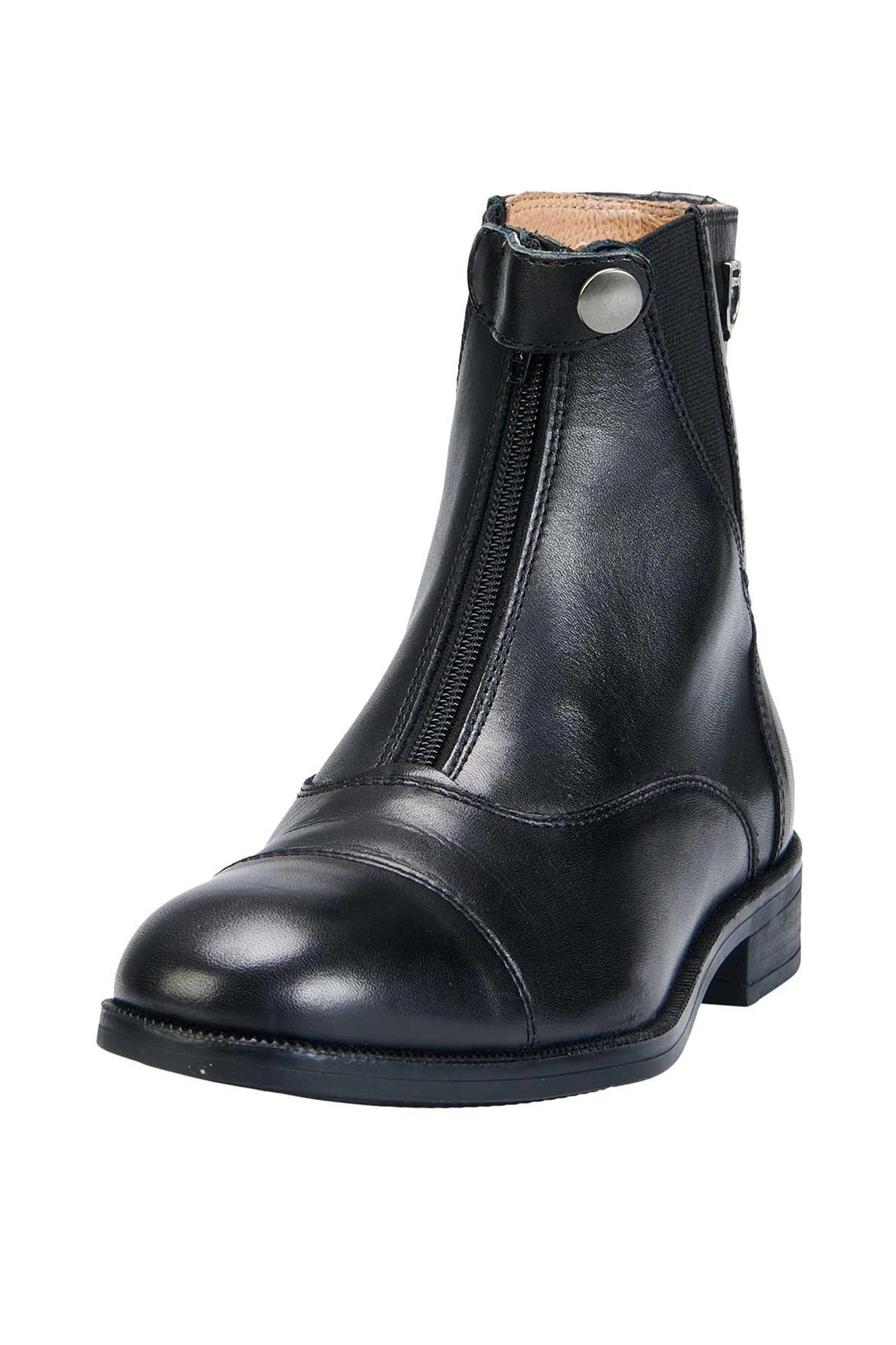 buty jeździeckie unisex z przednim zamkiem maksymalny komfort Black 35