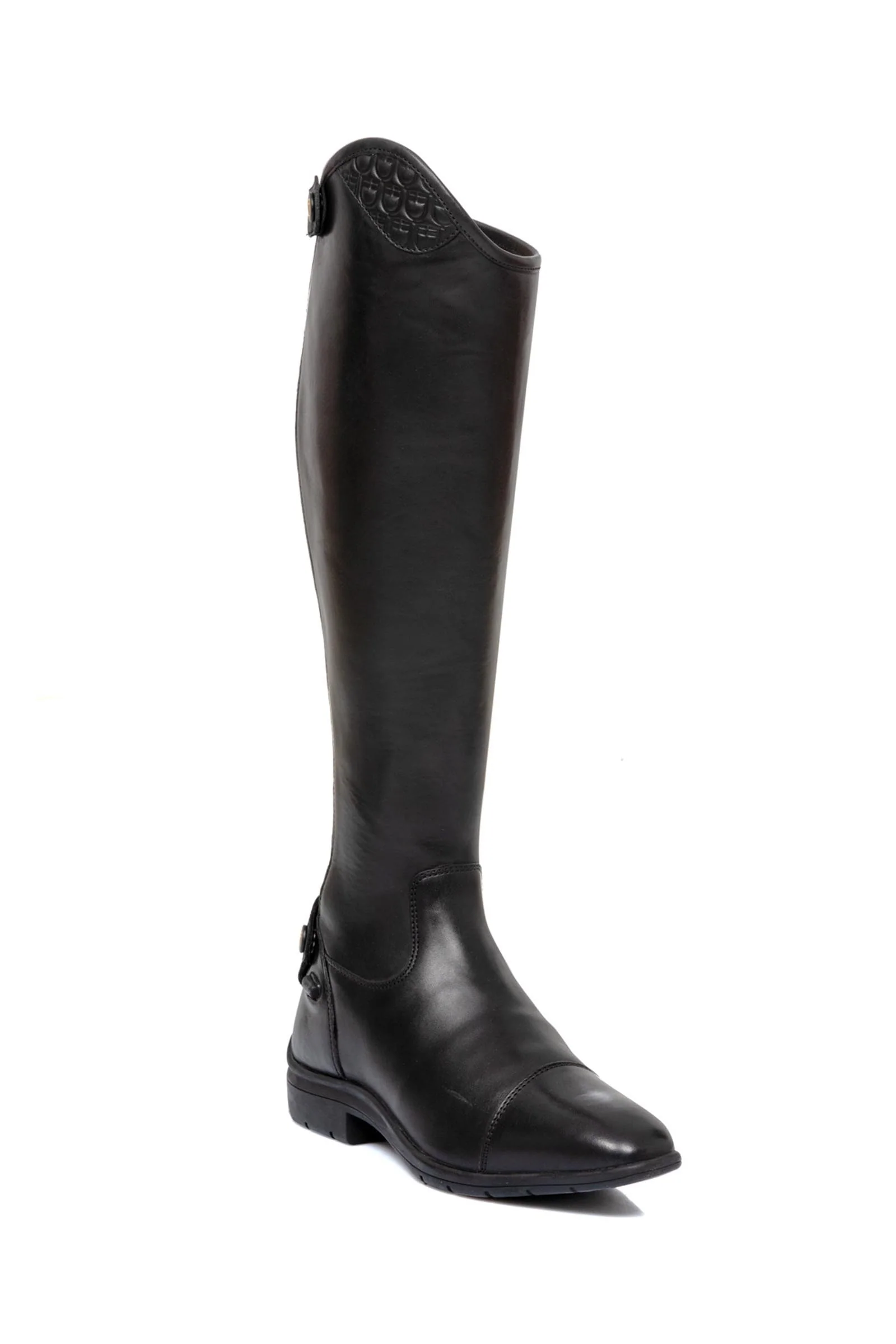buty jeździeckie unisex z detalem multilogo Black 36 Regular Regular