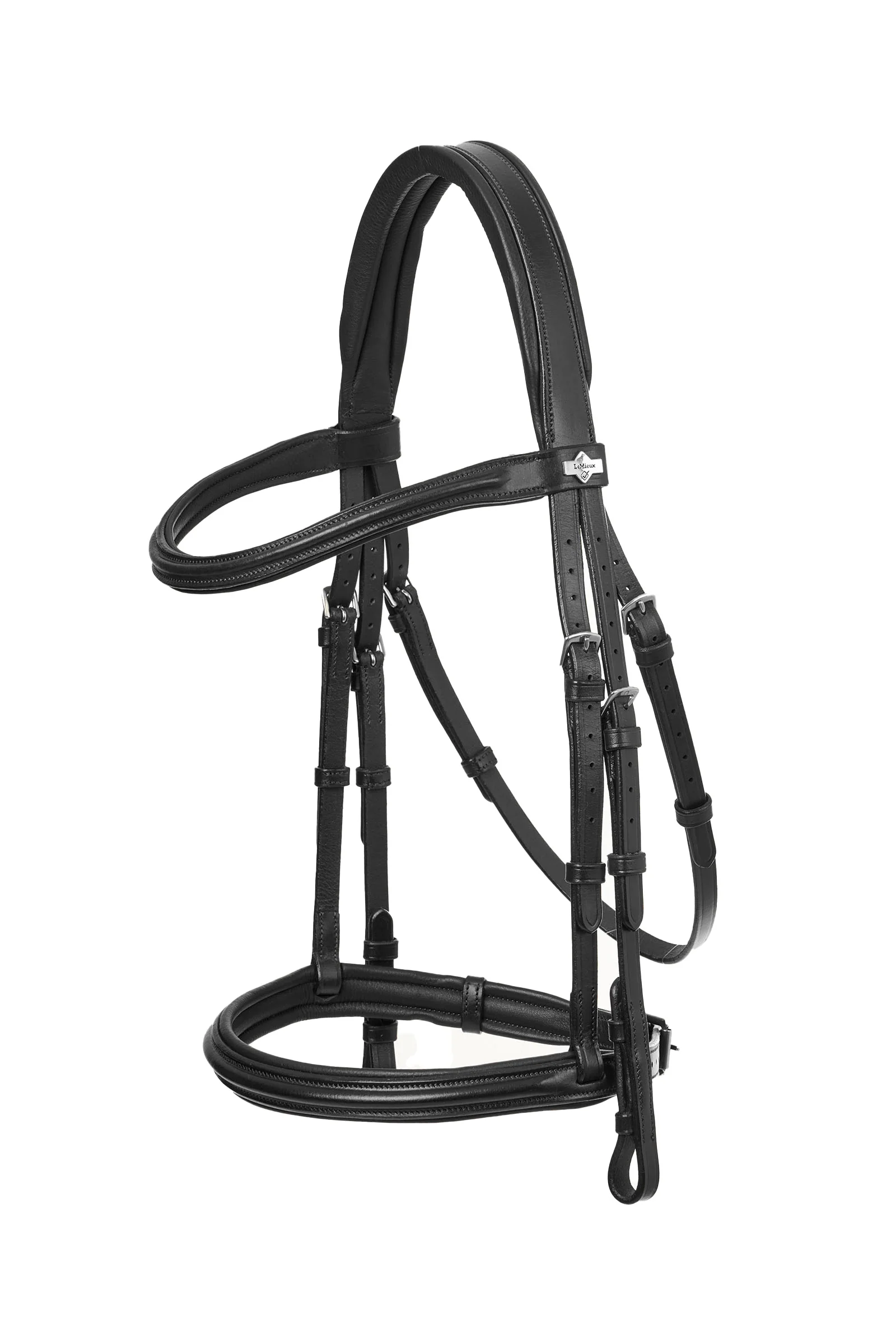 Arika Cavesson ogłowie Black/Silver X-Full