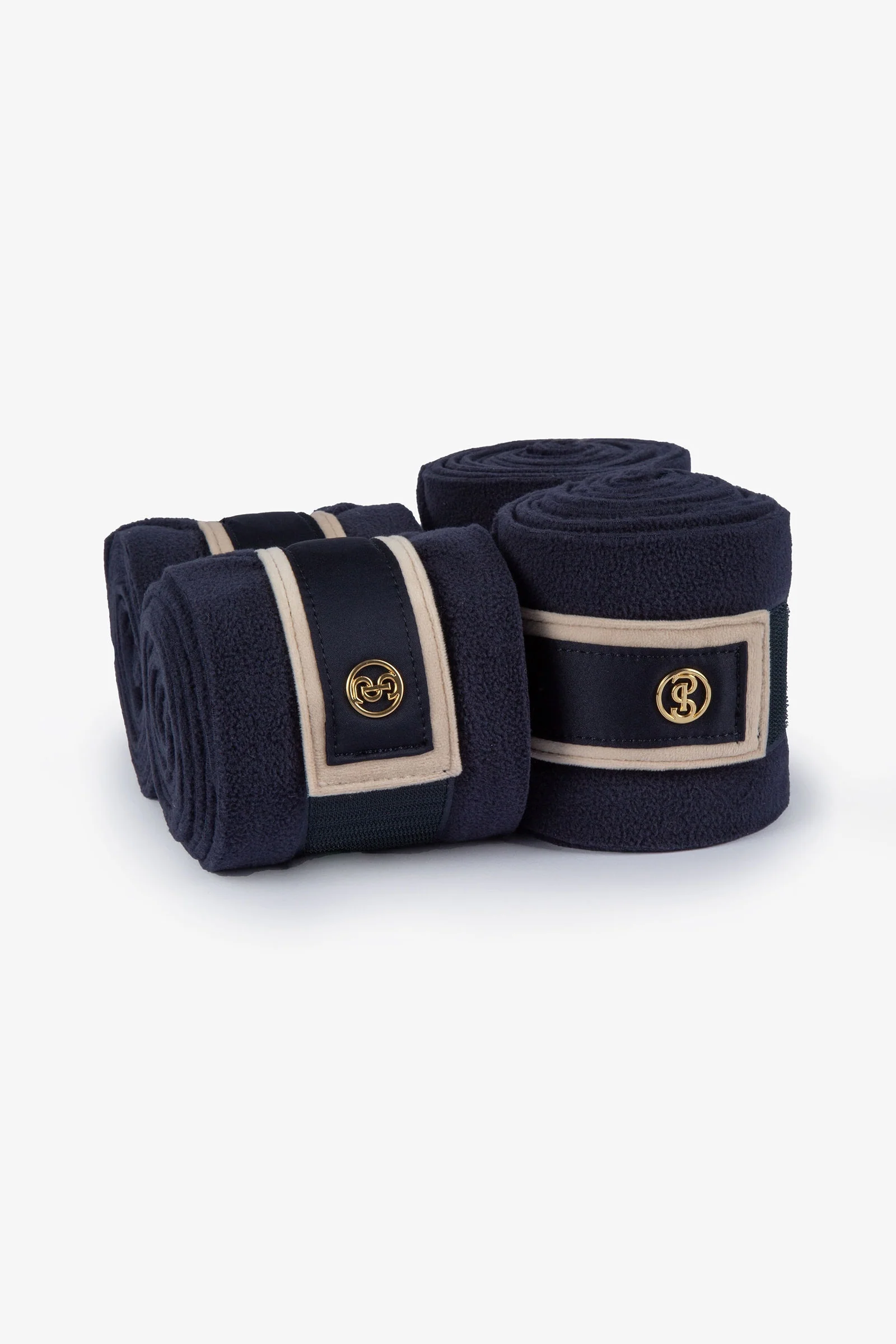 Vintage Monogram Polos Navy Rozmiar uniwersalny