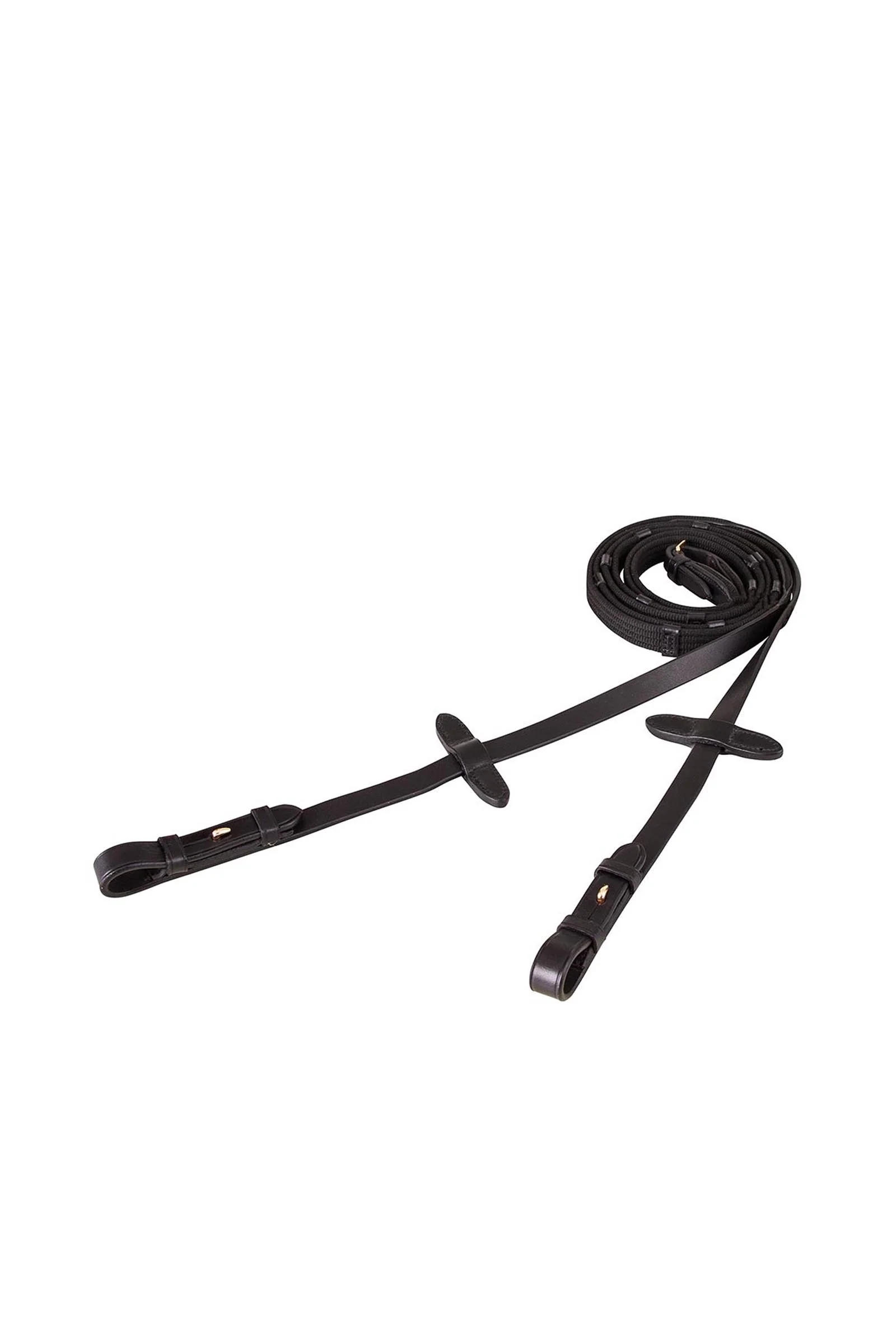 taśmowe wodze Black/Gold F