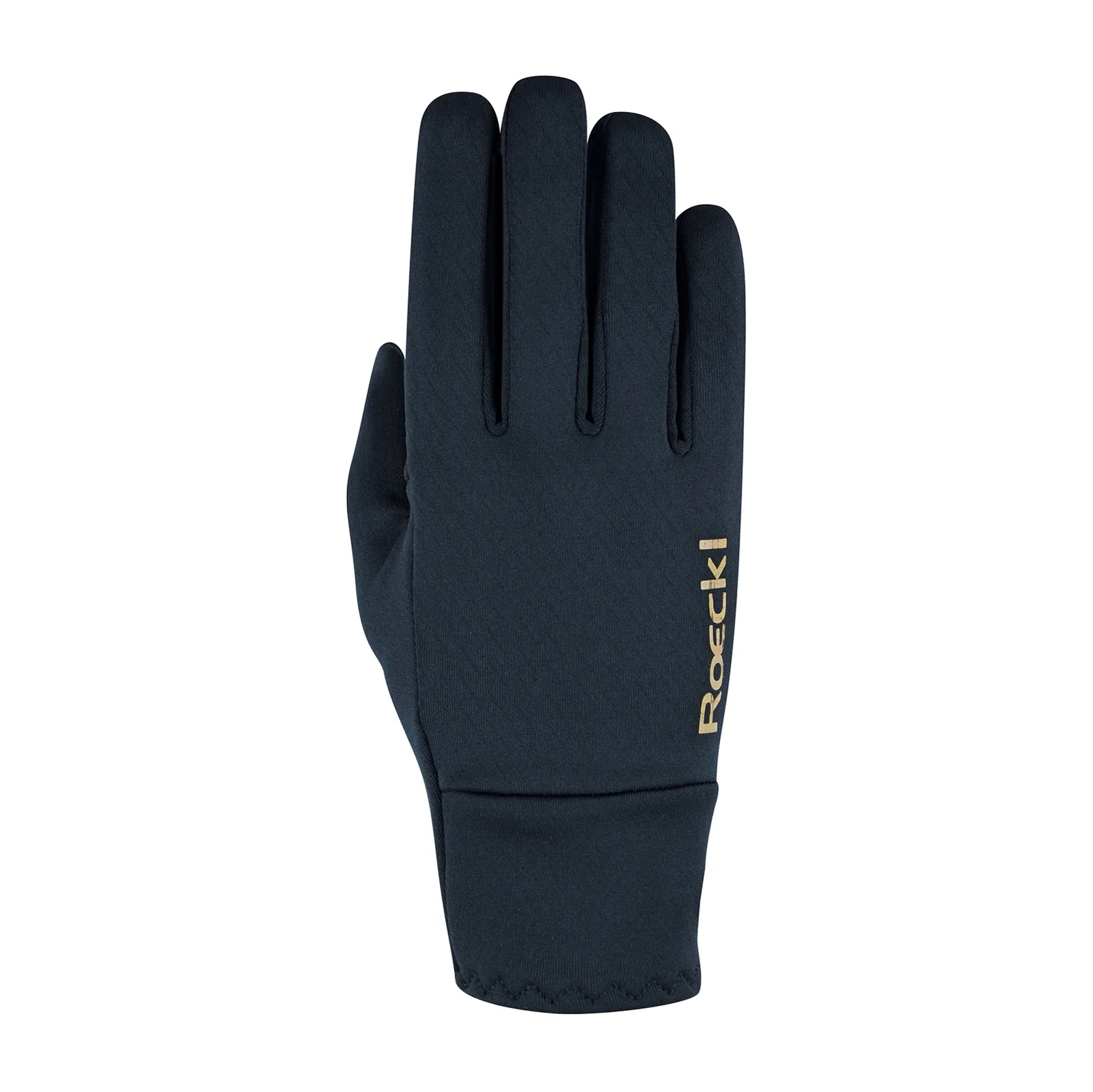 Rękawiczki jeździeckie Wesley Black 8,5