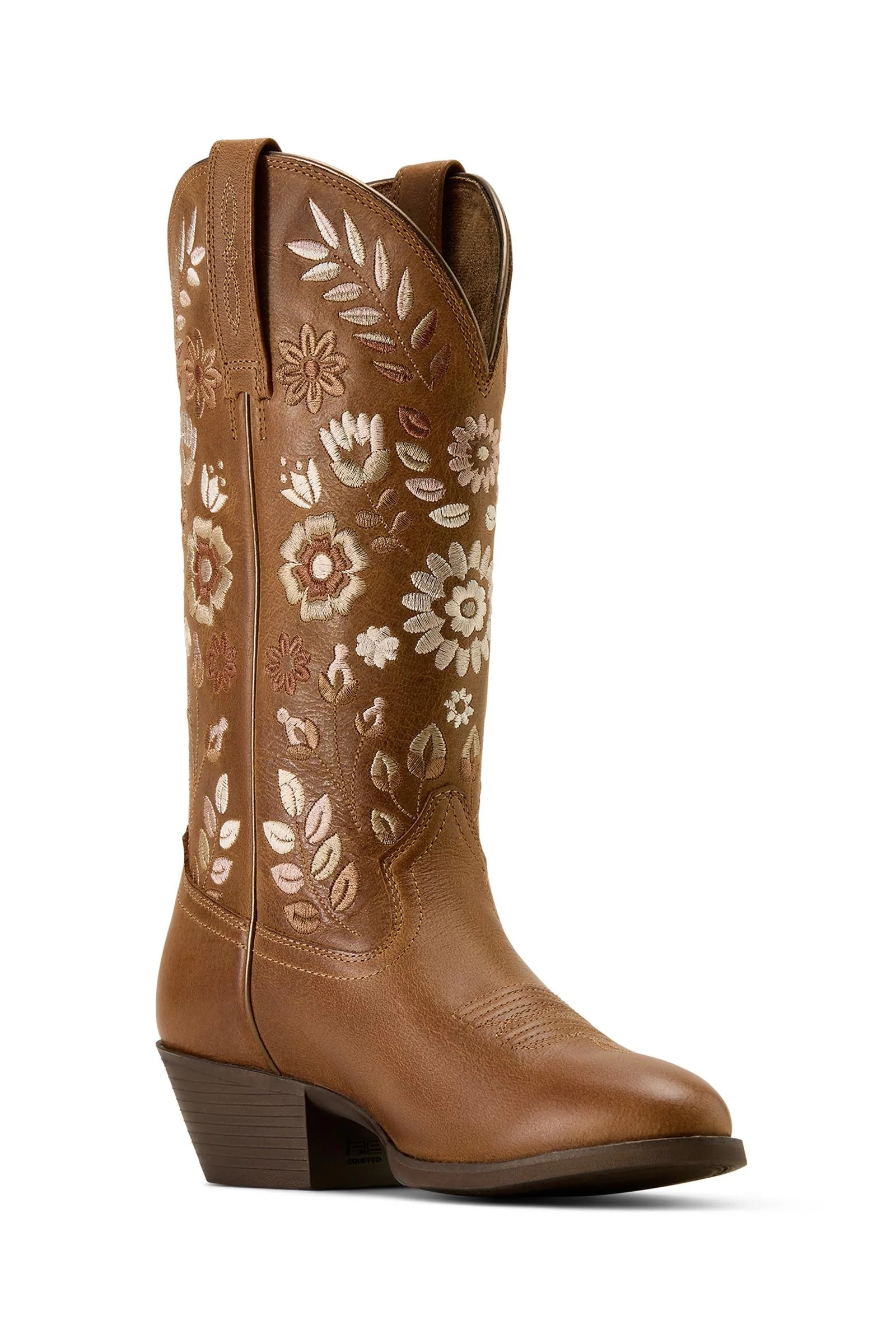 Damskie Heritage Meadow westernowe buty z okrągłym noskiem Toasty Tan 38,5