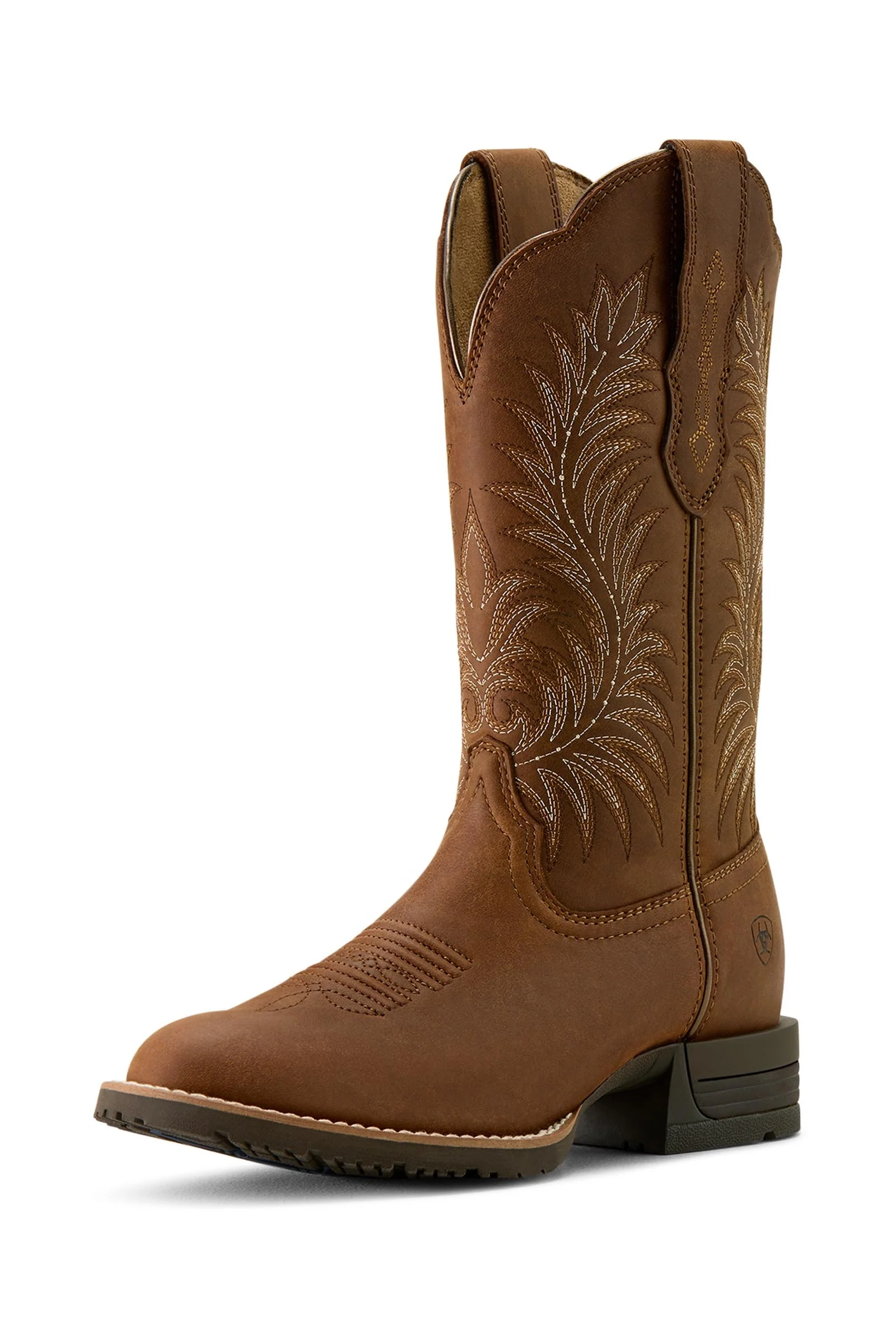 Hybrid Ranchward W nosek damskie kowbojskie buty westernowe Frontier Brown 38