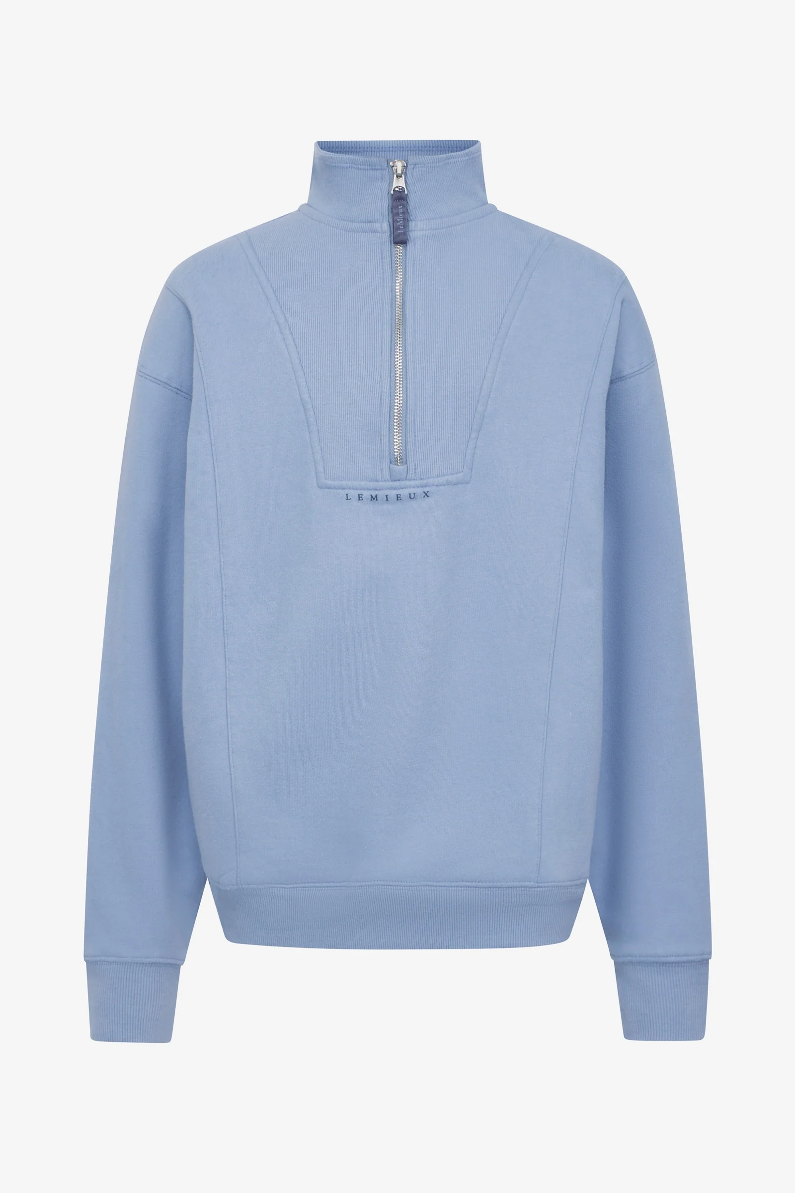 Young Rider Vianne bluza dziecięca z ćwierćzamkiem Powder Blue 134-140